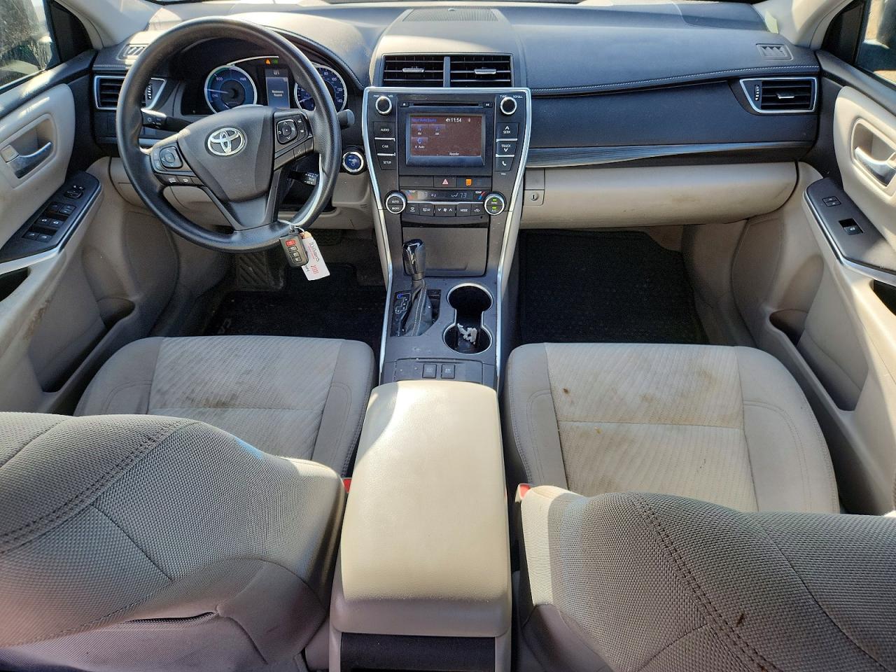 2015 Toyota Camry Hybrid Le Black vin: 4T1BD1FK7FU165309