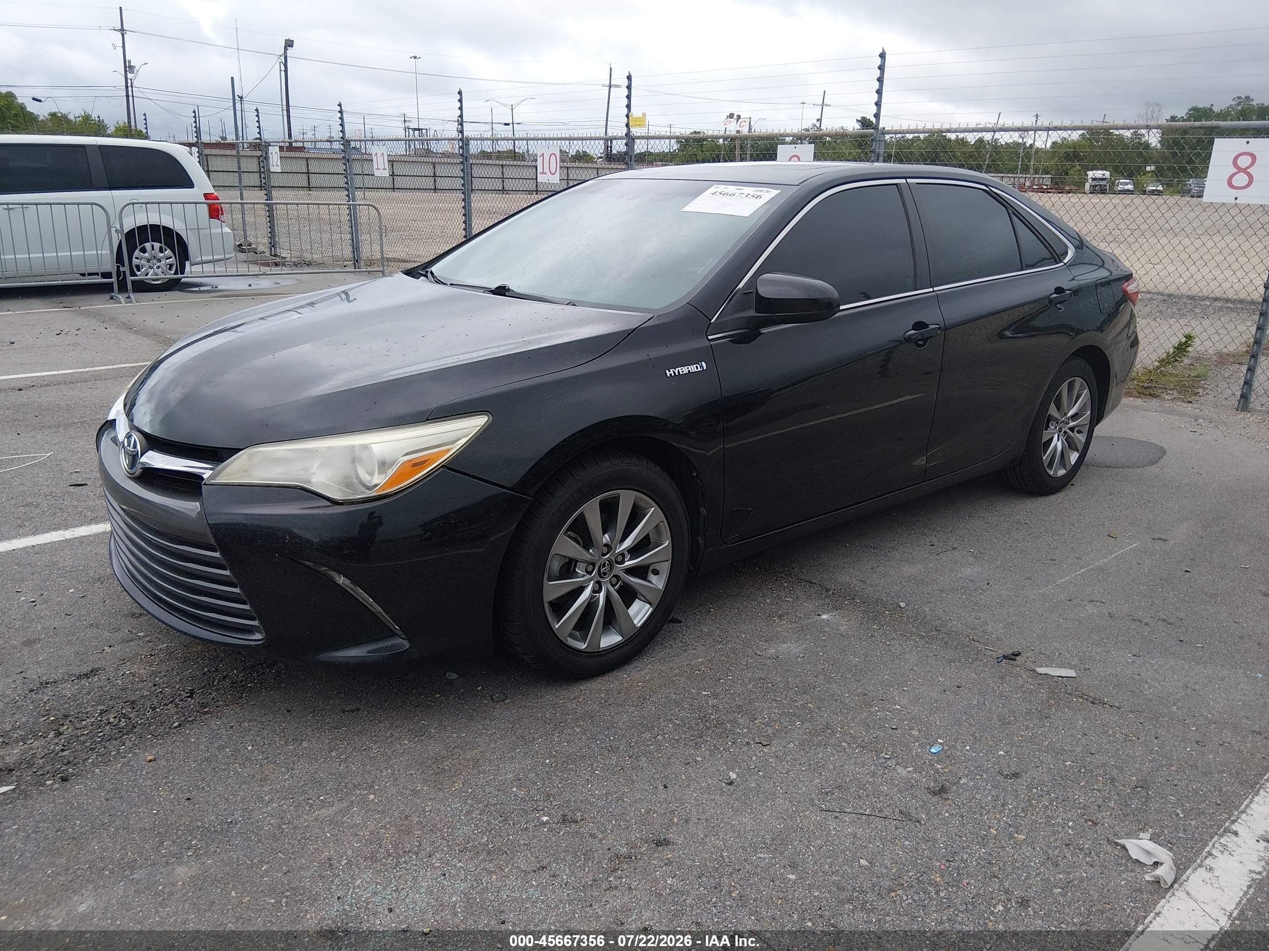 2015 Toyota Camry Hybrid Xle Черный vin: 4T1BD1FK7FU171336