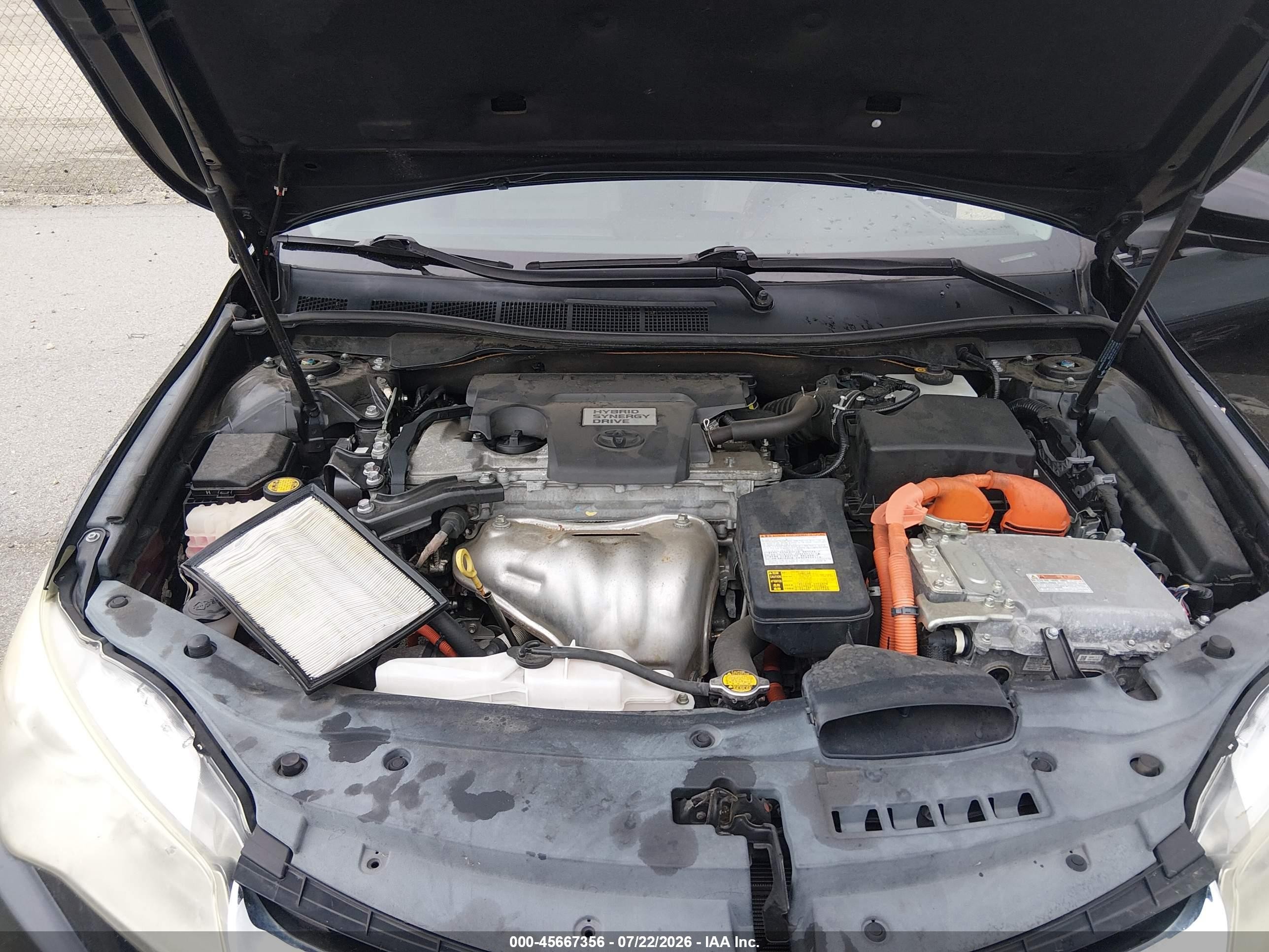 2015 Toyota Camry Hybrid Xle Черный vin: 4T1BD1FK7FU171336