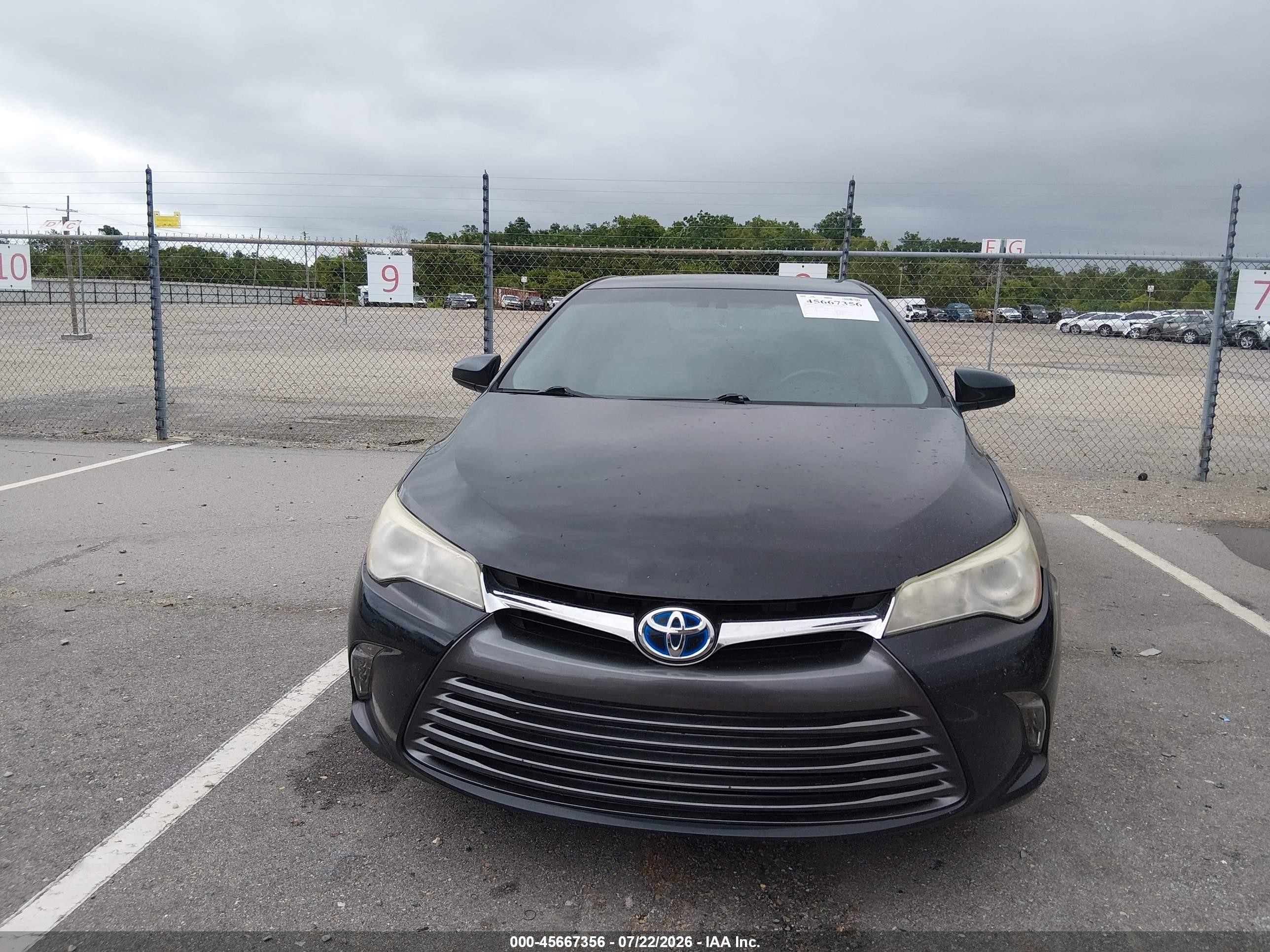 2015 Toyota Camry Hybrid Xle Черный vin: 4T1BD1FK7FU171336
