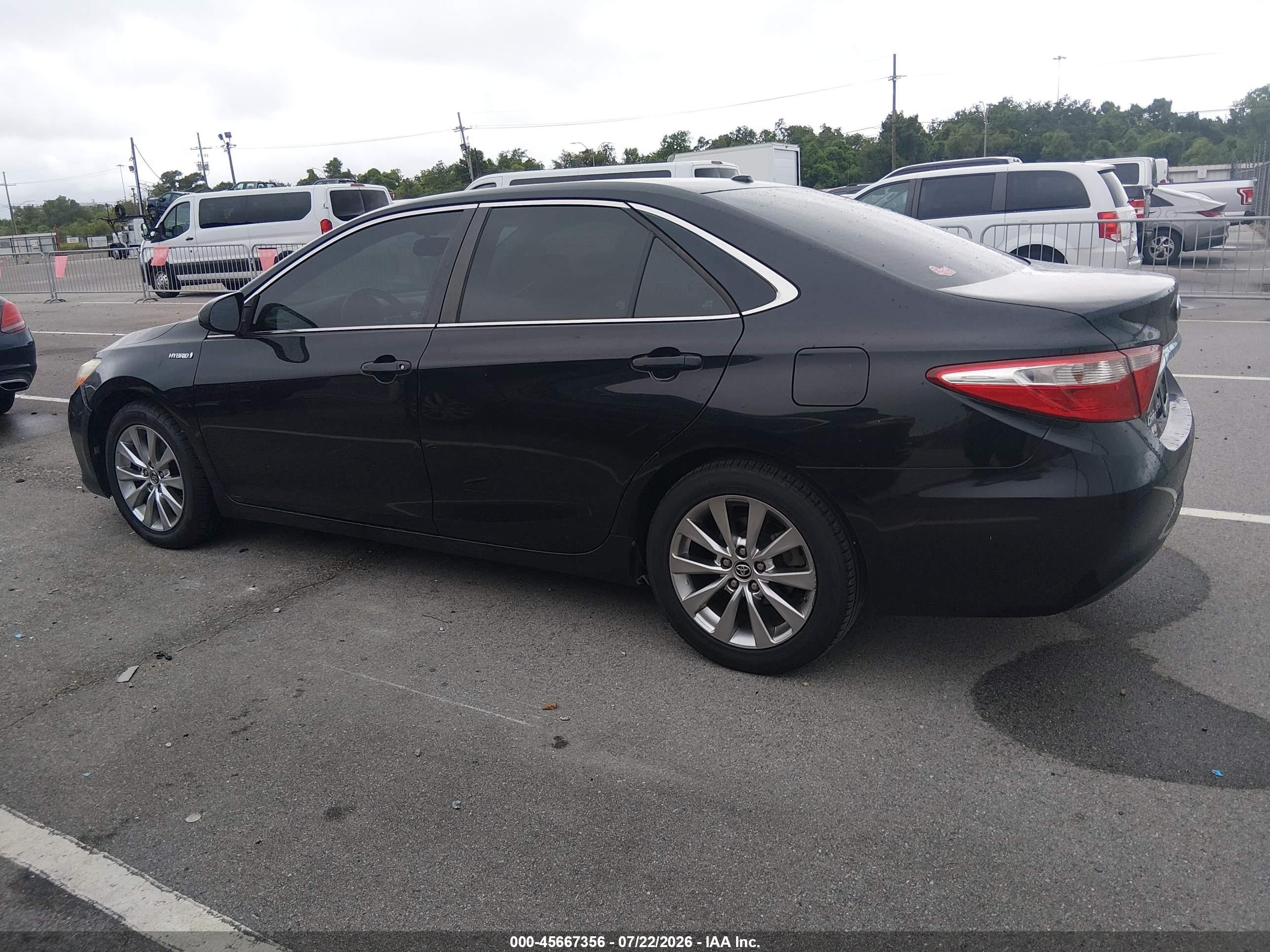 2015 Toyota Camry Hybrid Xle Черный vin: 4T1BD1FK7FU171336