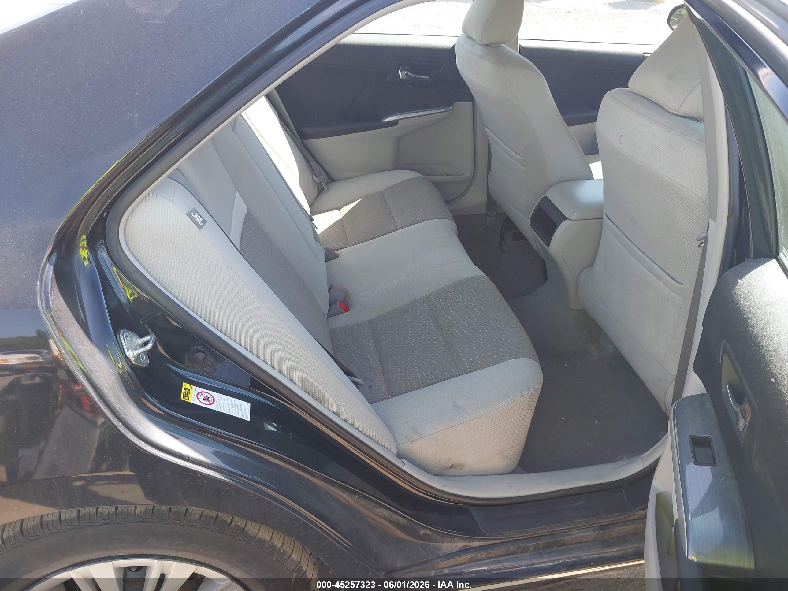 2012 Toyota Camry Hybrid Le Black vin: 4T1BD1FK8CU001143
