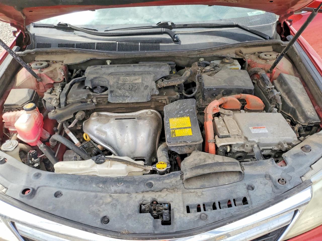 2012 Toyota Camry Hybrid Xle Красный vin: 4T1BD1FK8CU008643