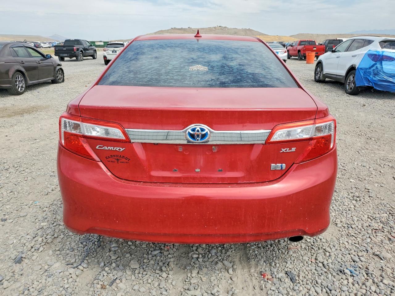 2012 Toyota Camry Hybrid Xle Красный vin: 4T1BD1FK8CU008643