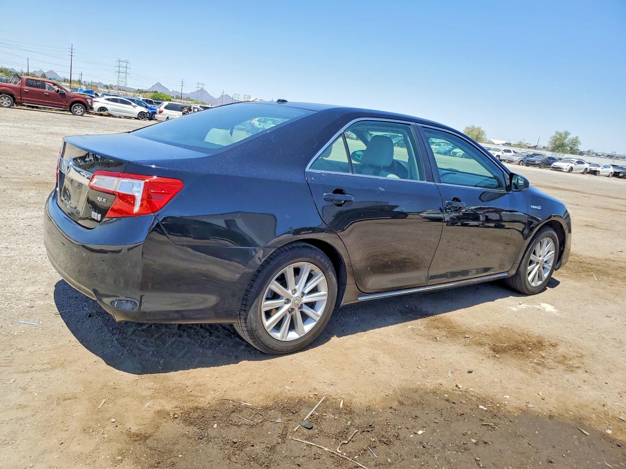 2012 Toyota Camry Hybrid Xle Black vin: 4T1BD1FK8CU014555