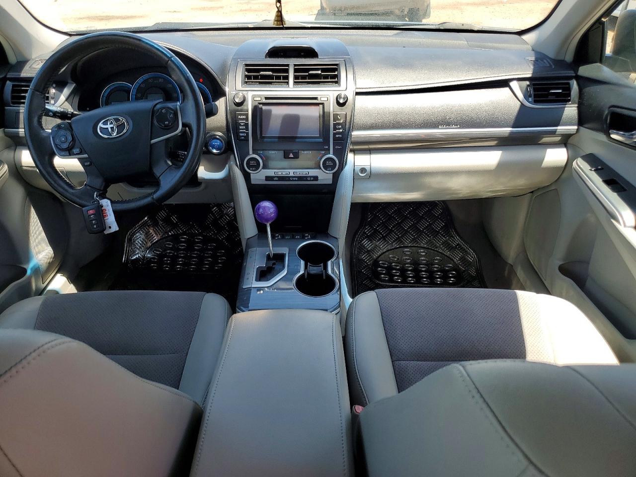 2012 Toyota Camry Hybrid Xle Black vin: 4T1BD1FK8CU014555