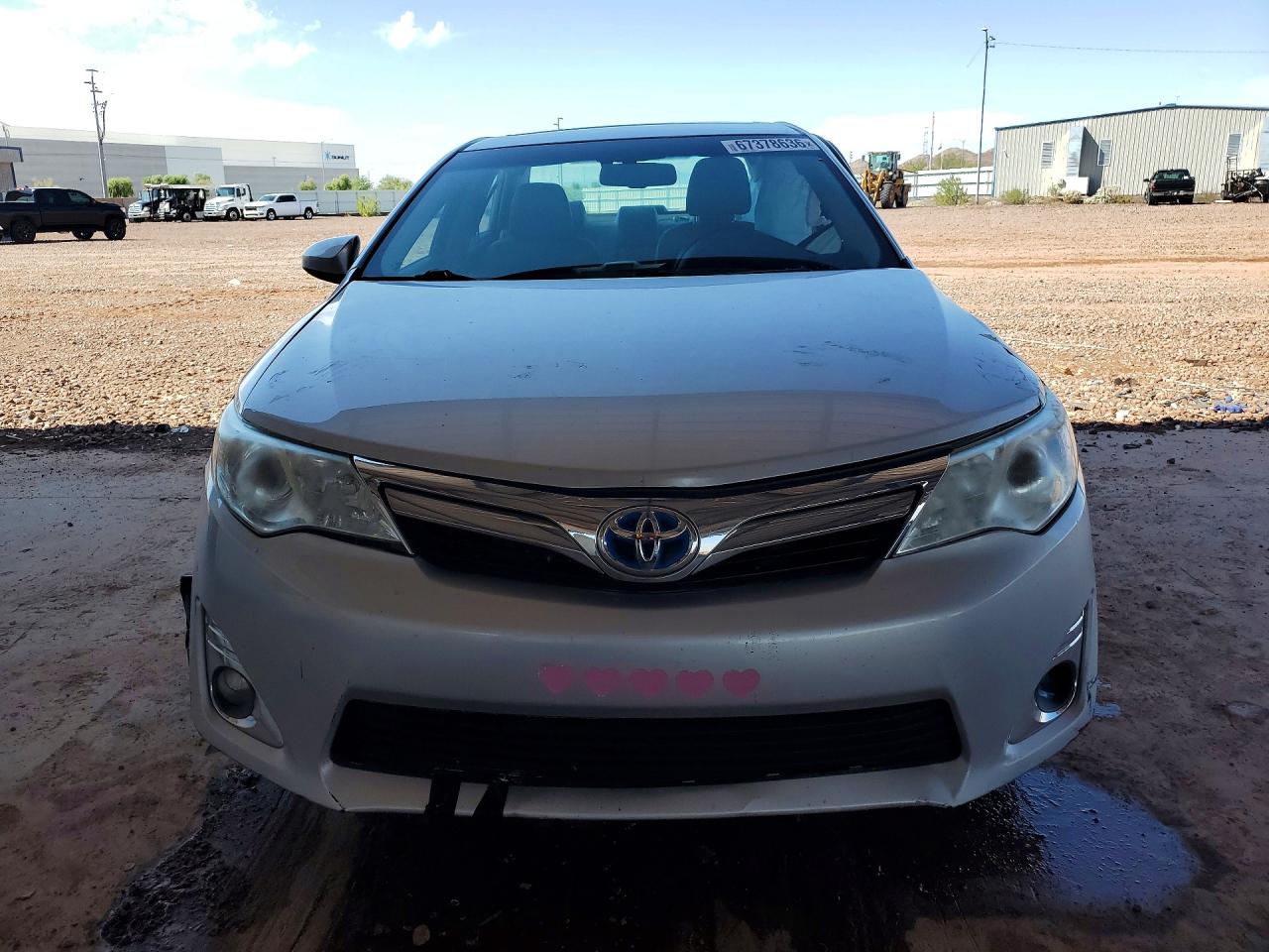 2012 Toyota Camry Hybrid Xle Silver vin: 4T1BD1FK8CU016368