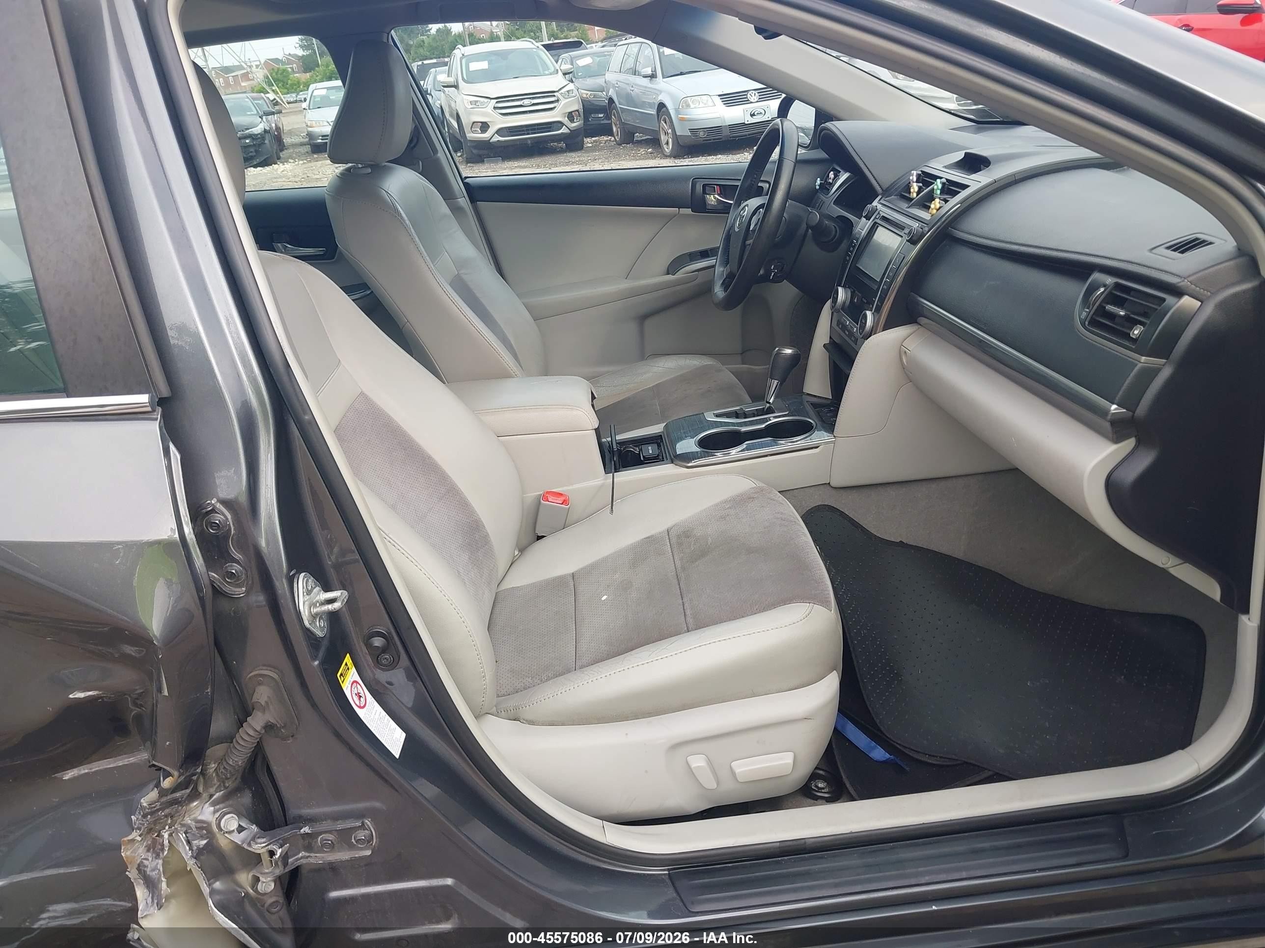 2012 Toyota Camry Hybrid Xle Gray vin: 4T1BD1FK8CU024566
