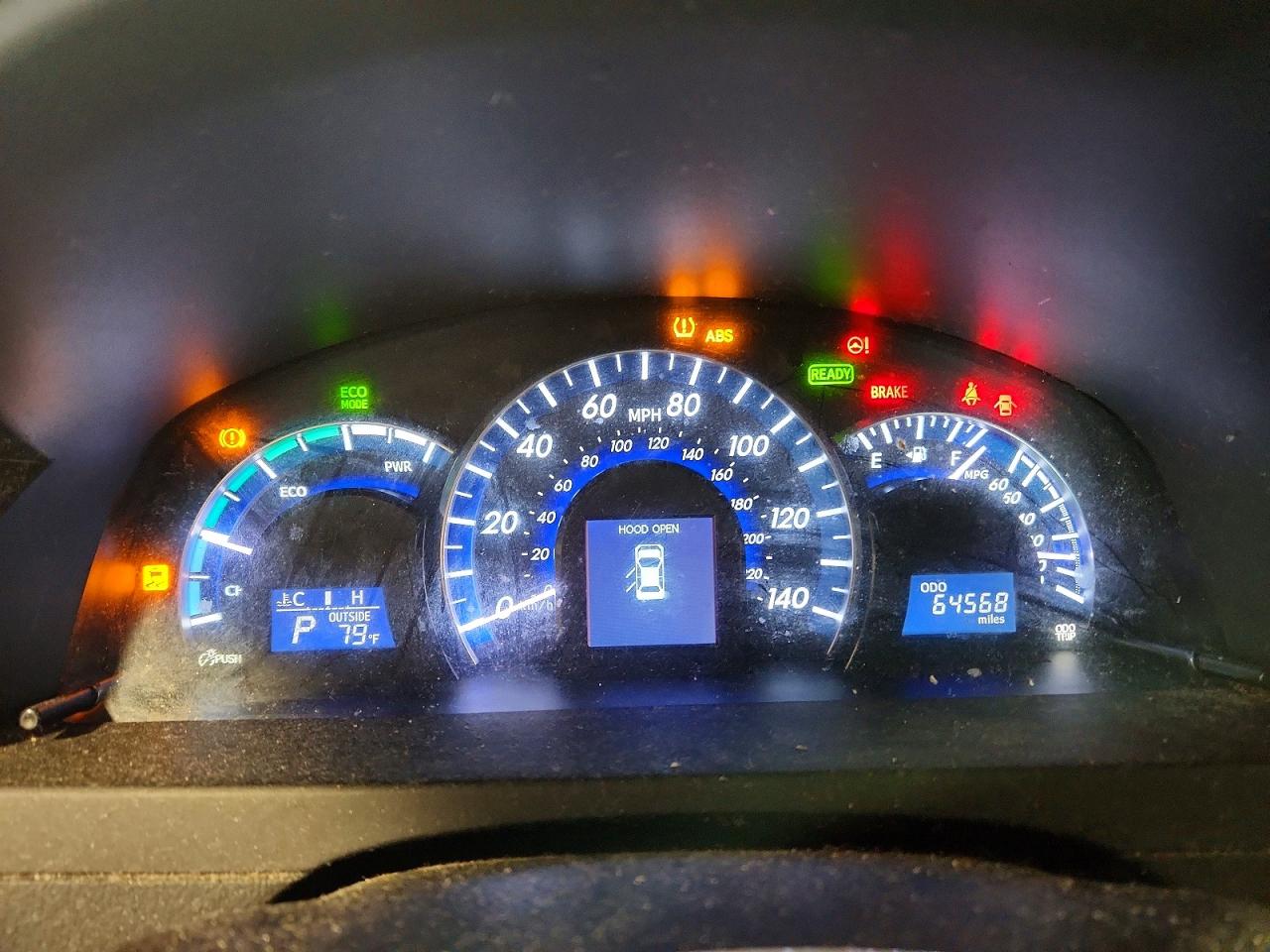 2012 Toyota Camry Hybrid Xle Серебряный vin: 4T1BD1FK8CU027015
