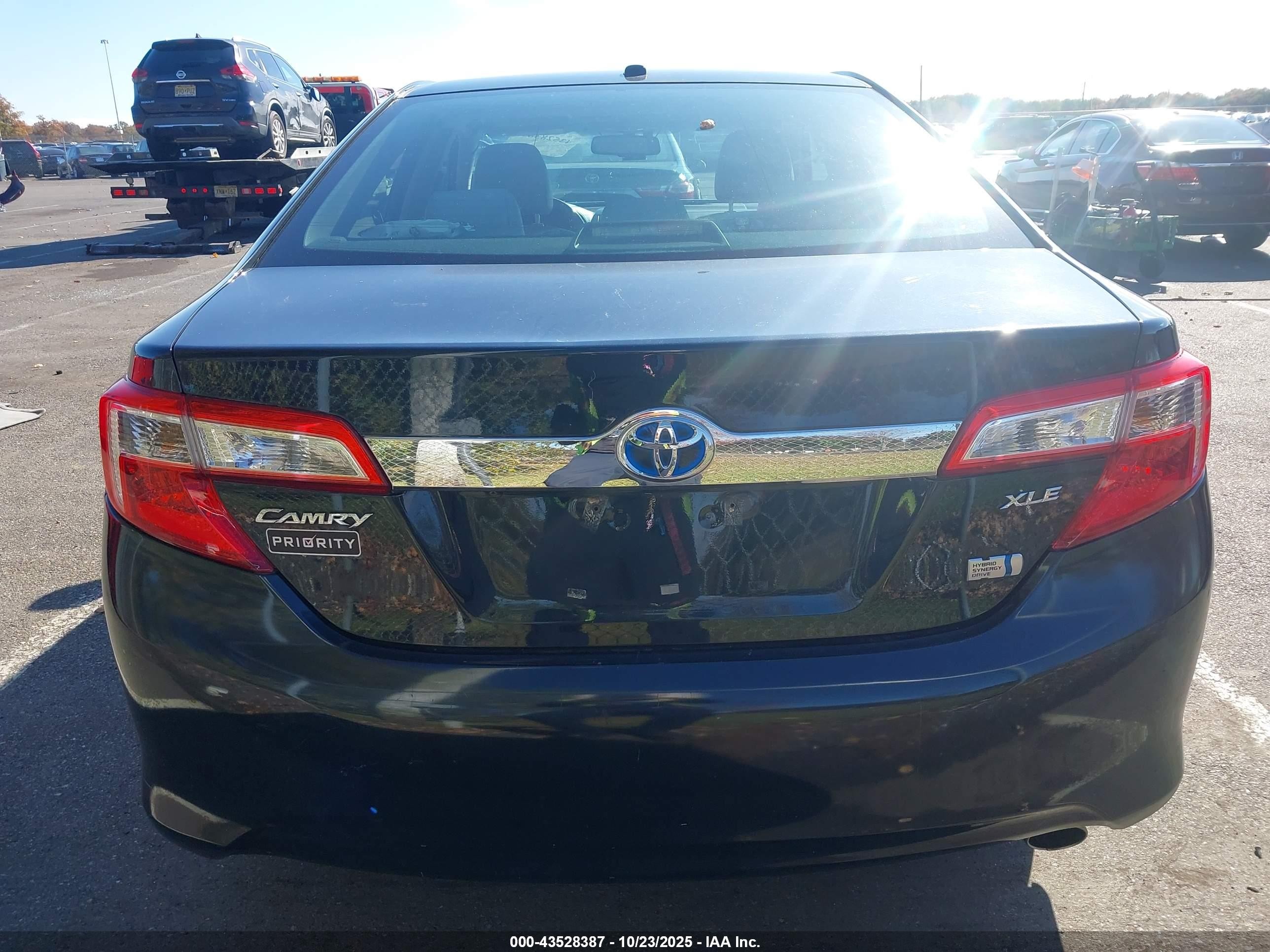 2012 Toyota Camry Hybrid Xle Черный vin: 4T1BD1FK8CU028648