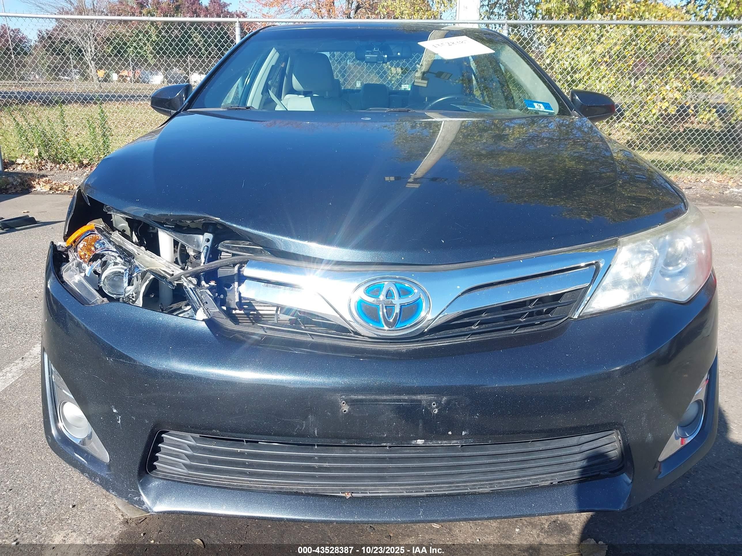2012 Toyota Camry Hybrid Xle Черный vin: 4T1BD1FK8CU028648