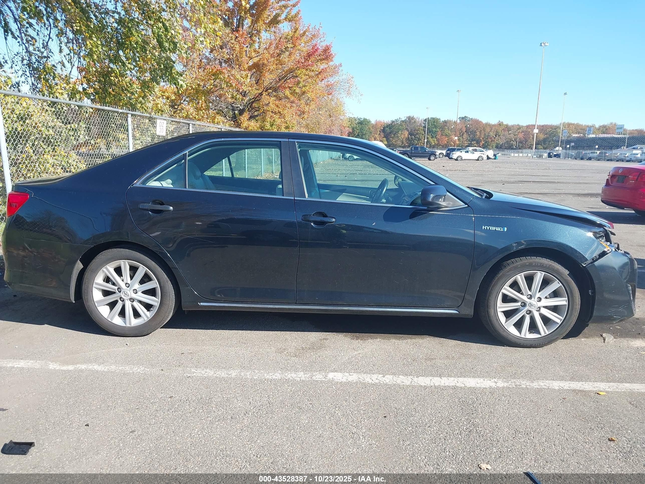 2012 Toyota Camry Hybrid Xle Черный vin: 4T1BD1FK8CU028648
