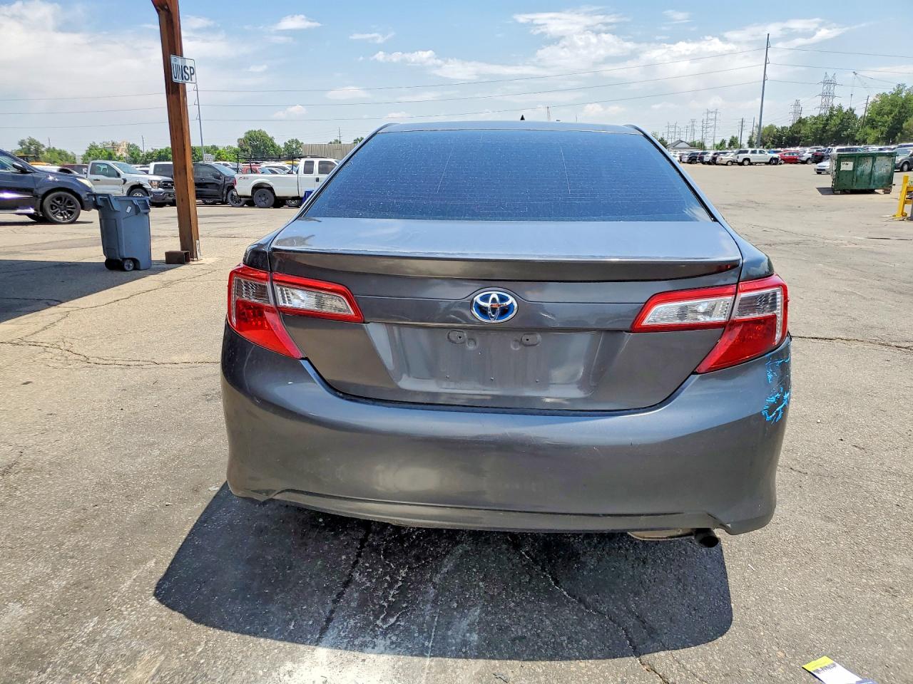 2012 Toyota Camry Hybrid Le Gray vin: 4T1BD1FK8CU030979