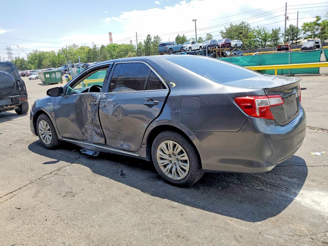 2012 Toyota Camry Hybrid Le Gray vin: 4T1BD1FK8CU030979
