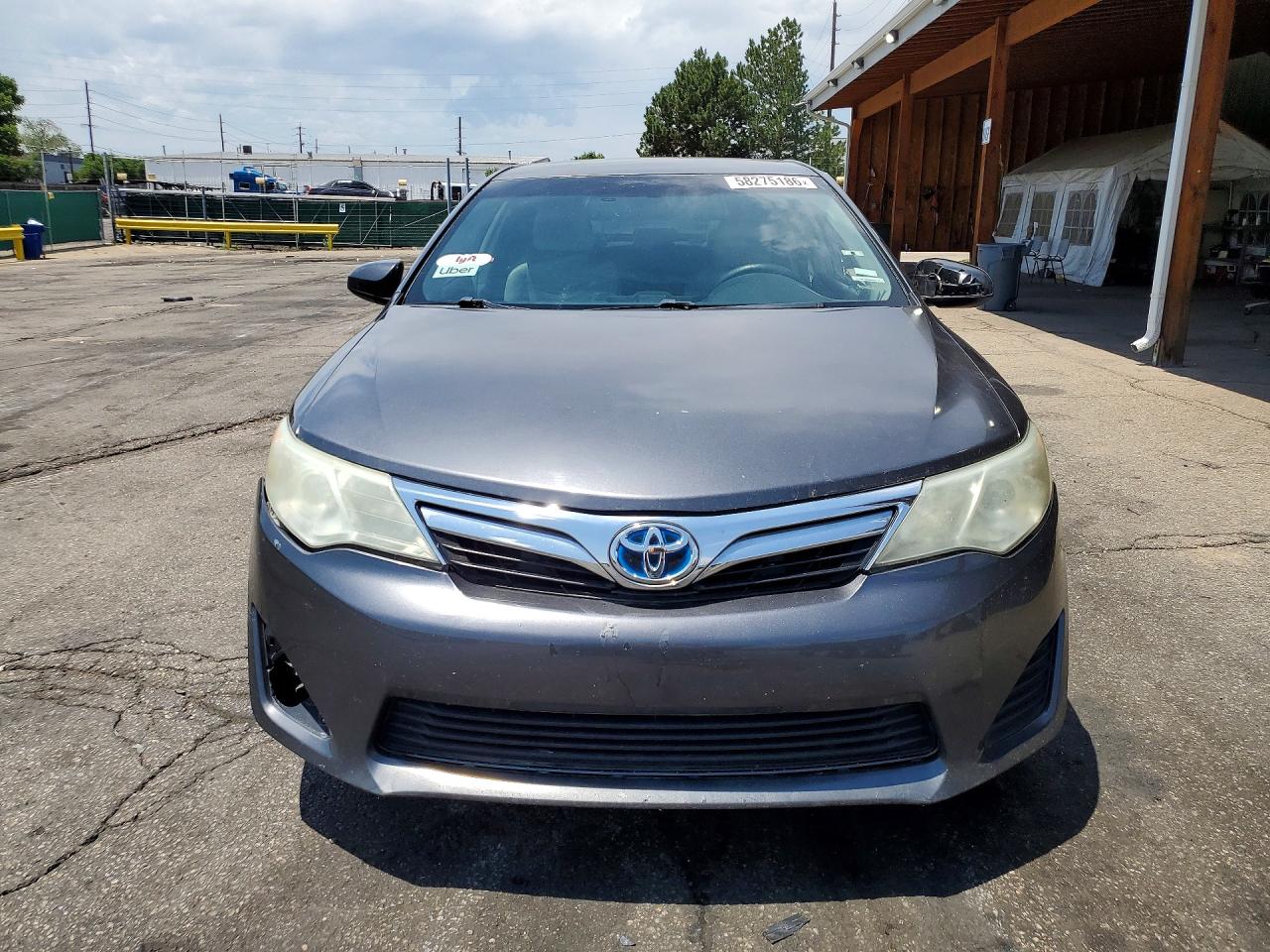 2012 Toyota Camry Hybrid Le Gray vin: 4T1BD1FK8CU030979
