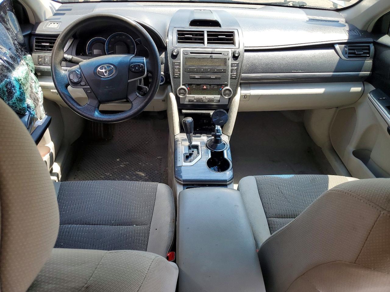 2012 Toyota Camry Hybrid Le Gray vin: 4T1BD1FK8CU030979