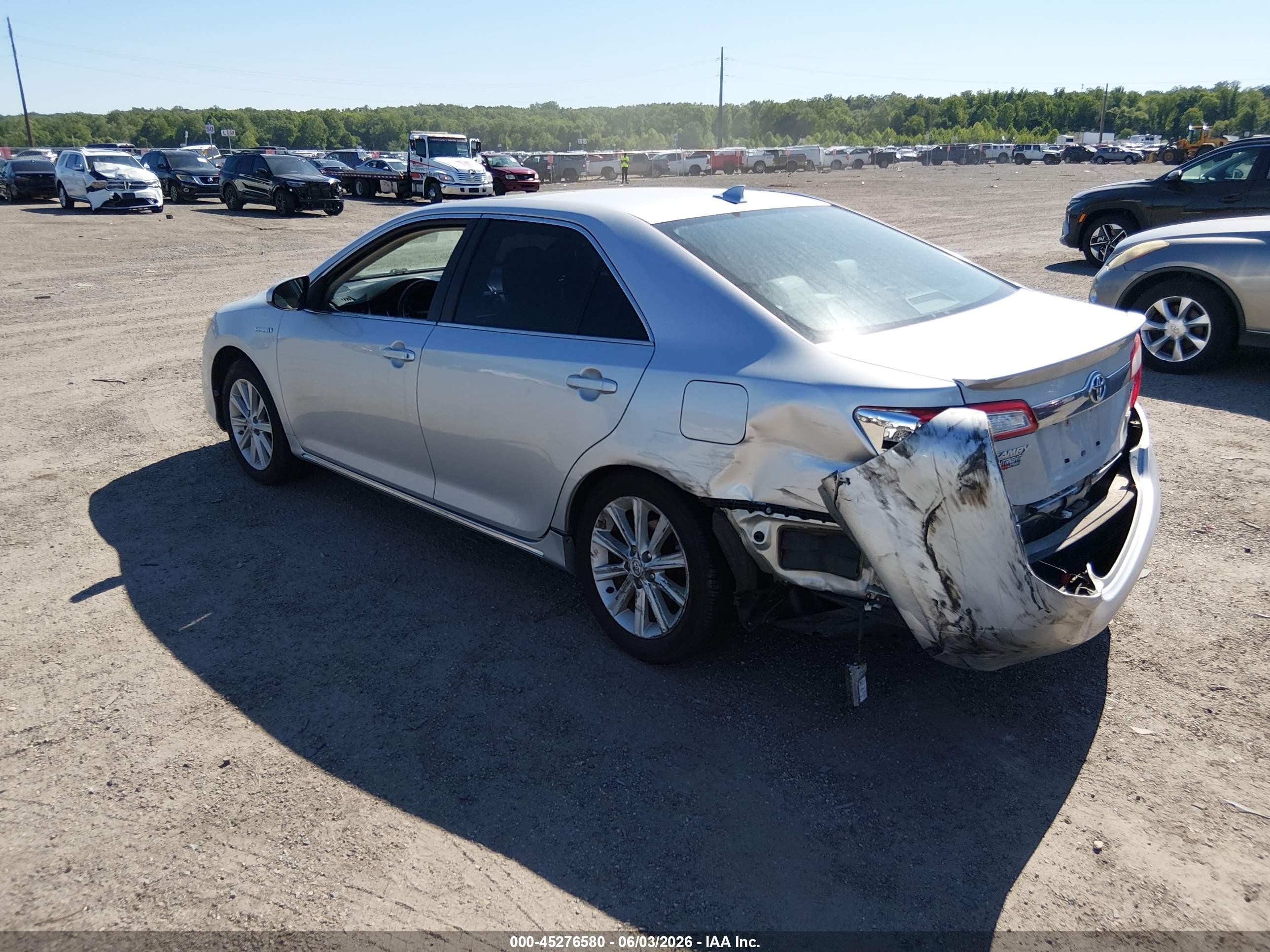 2012 Toyota Camry Hybrid Xle Silver vin: 4T1BD1FK8CU033235