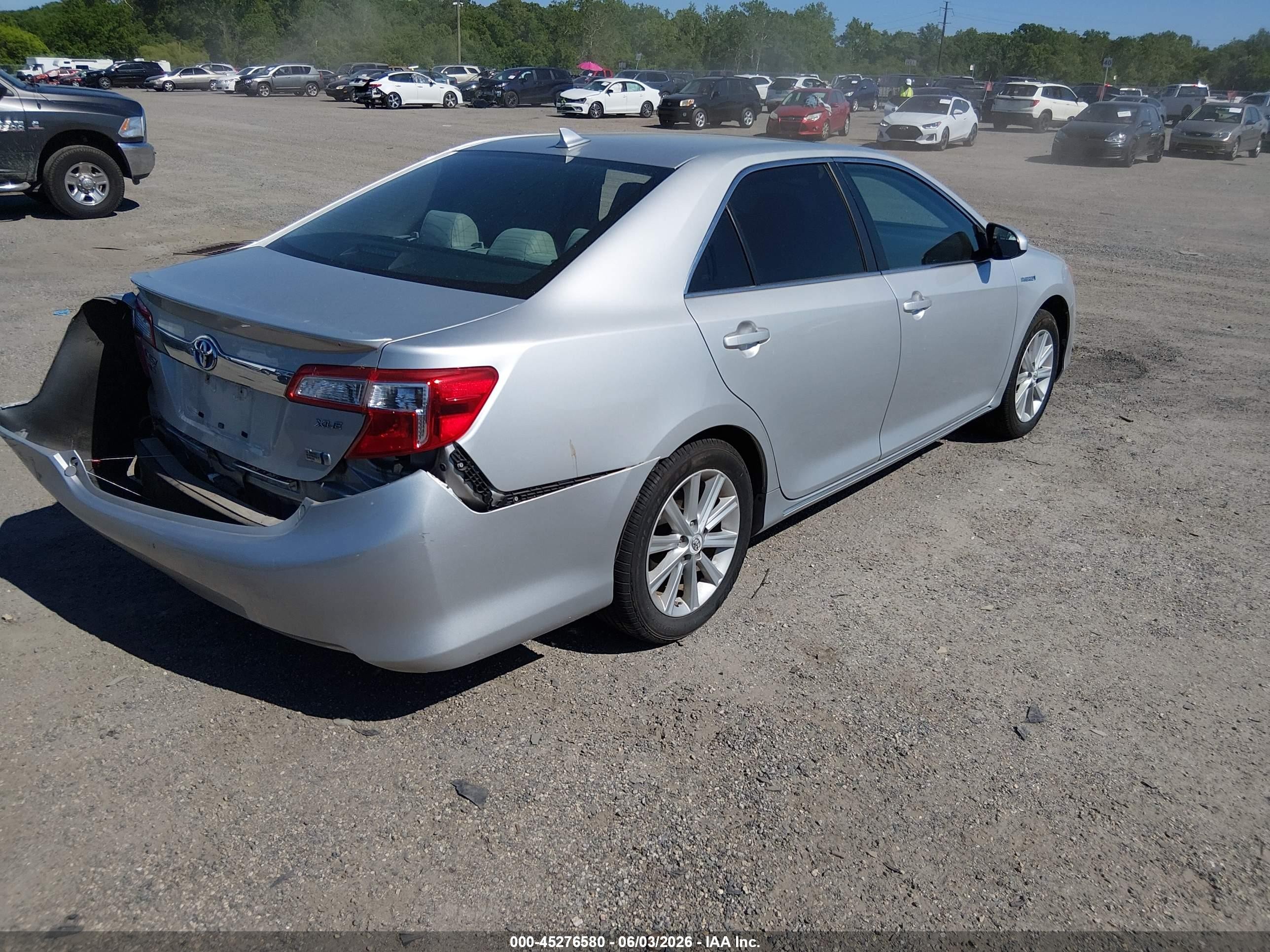 2012 Toyota Camry Hybrid Xle Silver vin: 4T1BD1FK8CU033235