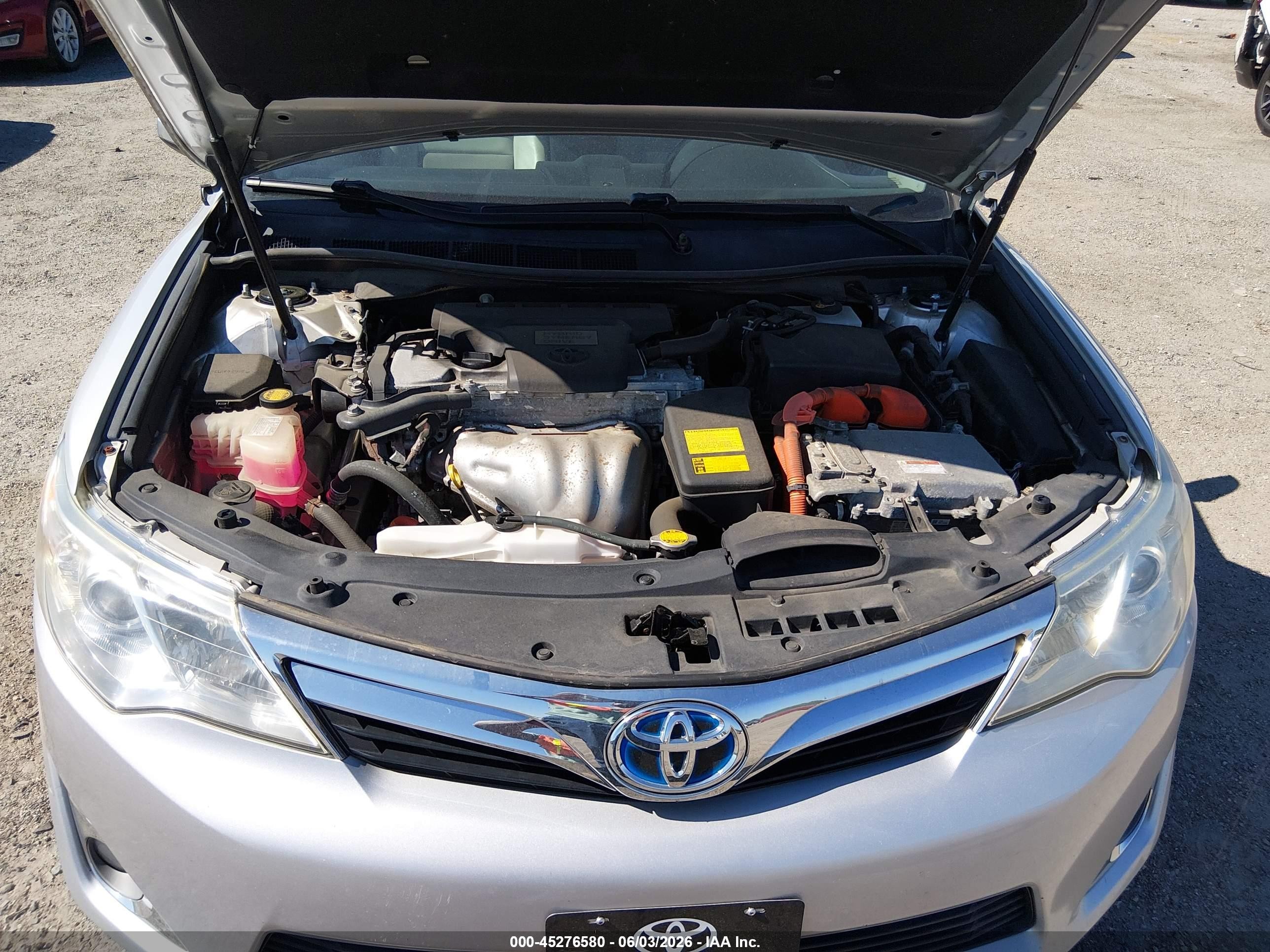 2012 Toyota Camry Hybrid Xle Silver vin: 4T1BD1FK8CU033235