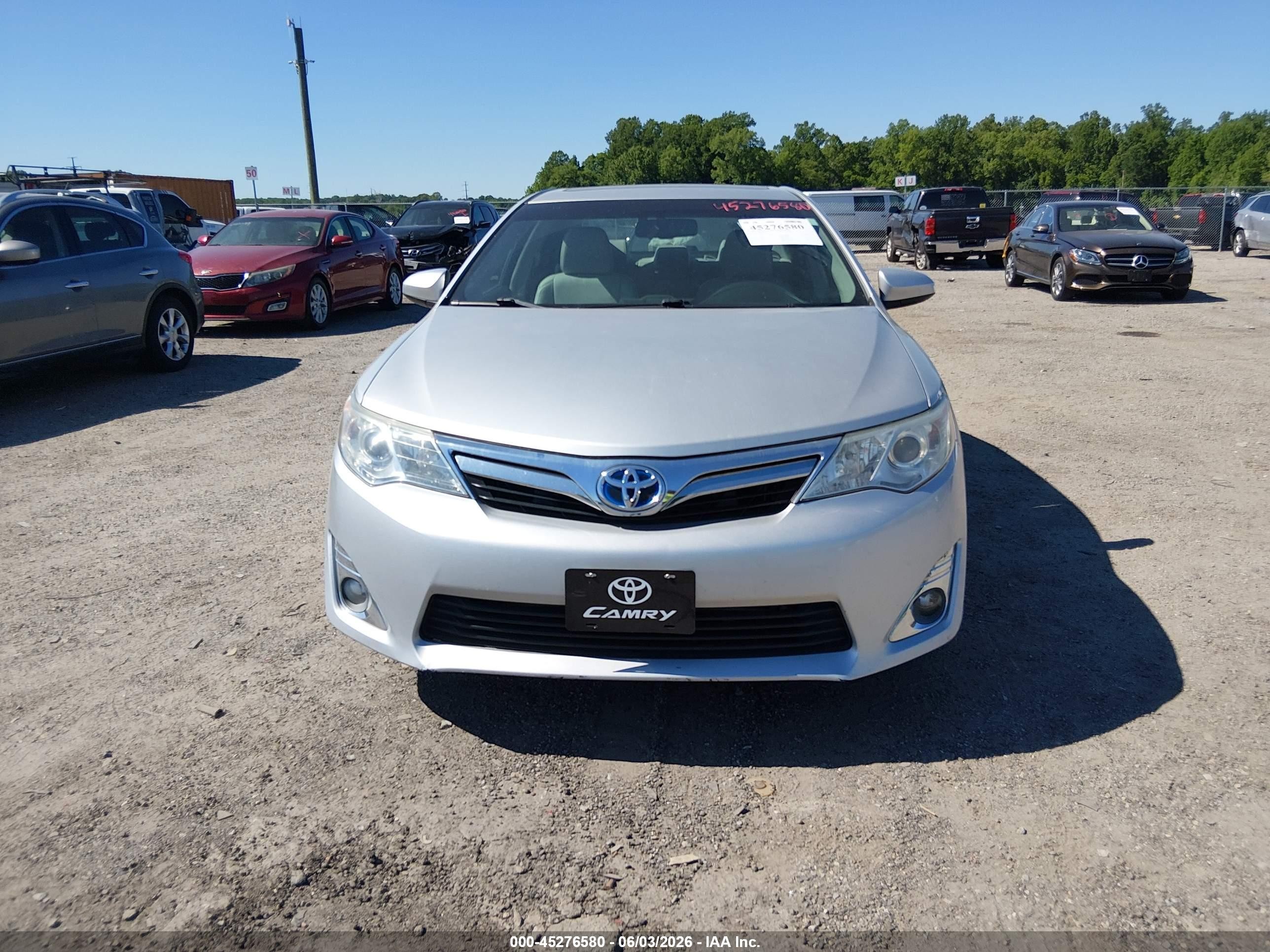 2012 Toyota Camry Hybrid Xle Silver vin: 4T1BD1FK8CU033235