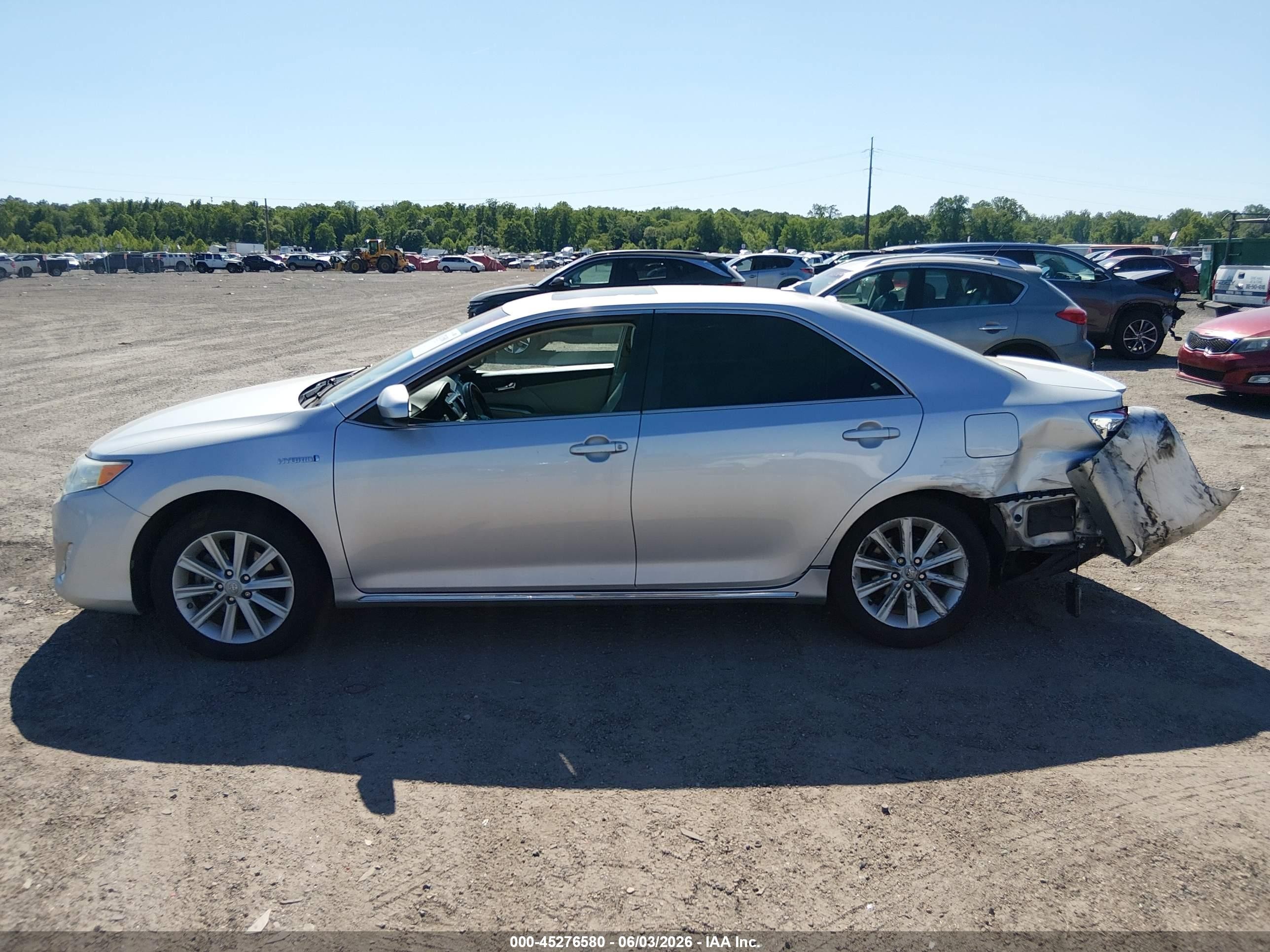 2012 Toyota Camry Hybrid Xle Silver vin: 4T1BD1FK8CU033235