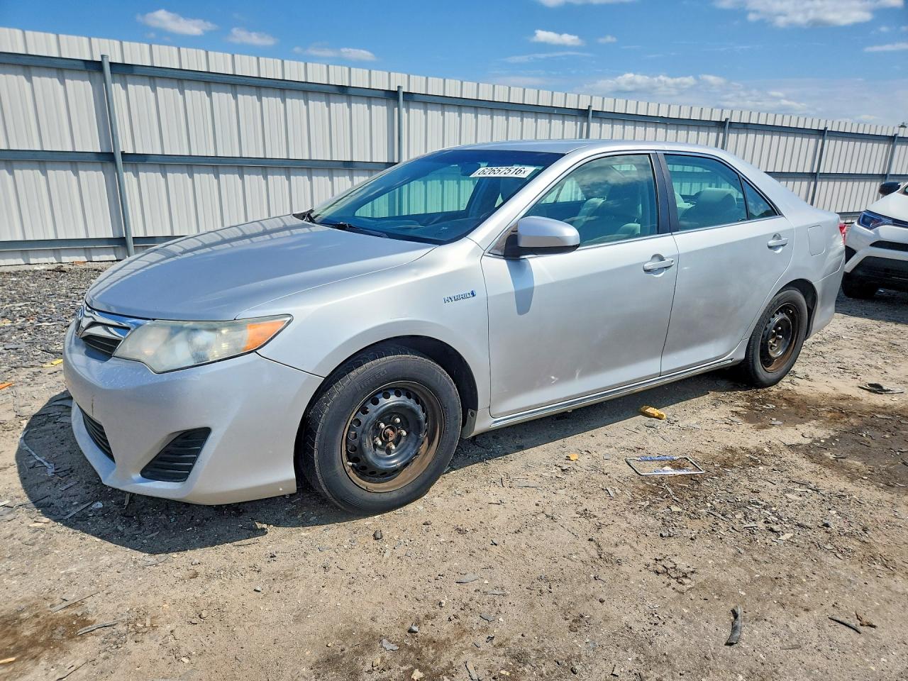 2012 Toyota Camry Hybrid Le Серебряный vin: 4T1BD1FK8CU034482