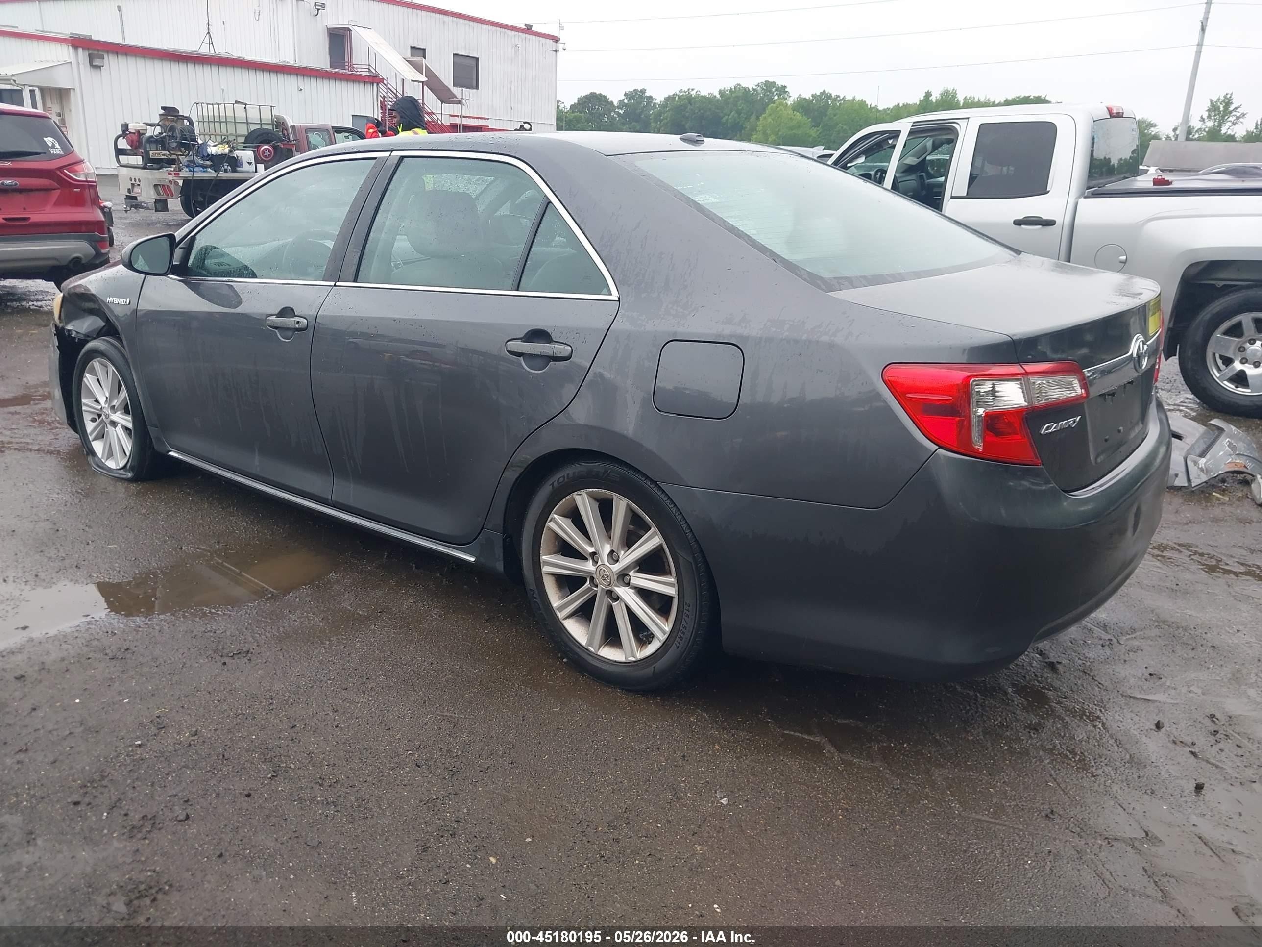 2012 Toyota Camry Hybrid Xle Gray vin: 4T1BD1FK8CU039570