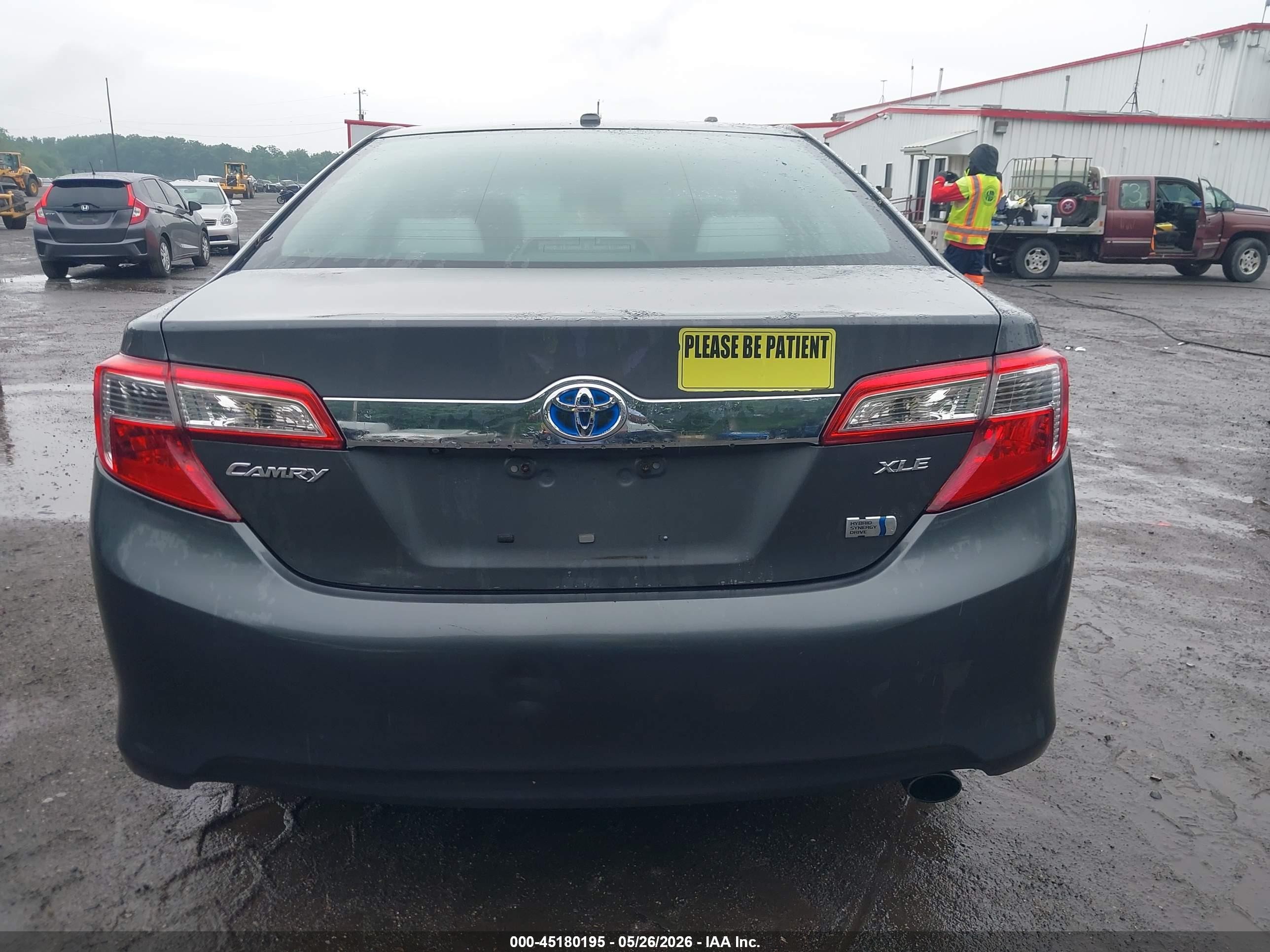 2012 Toyota Camry Hybrid Xle Gray vin: 4T1BD1FK8CU039570