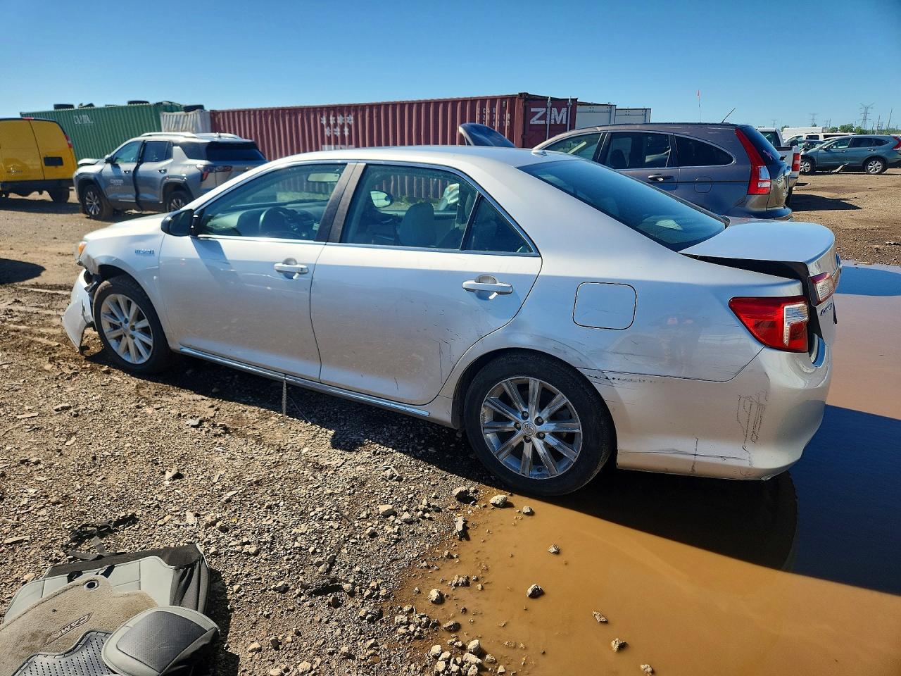 2012 Toyota Camry Hybrid Xle Silver vin: 4T1BD1FK8CU042677