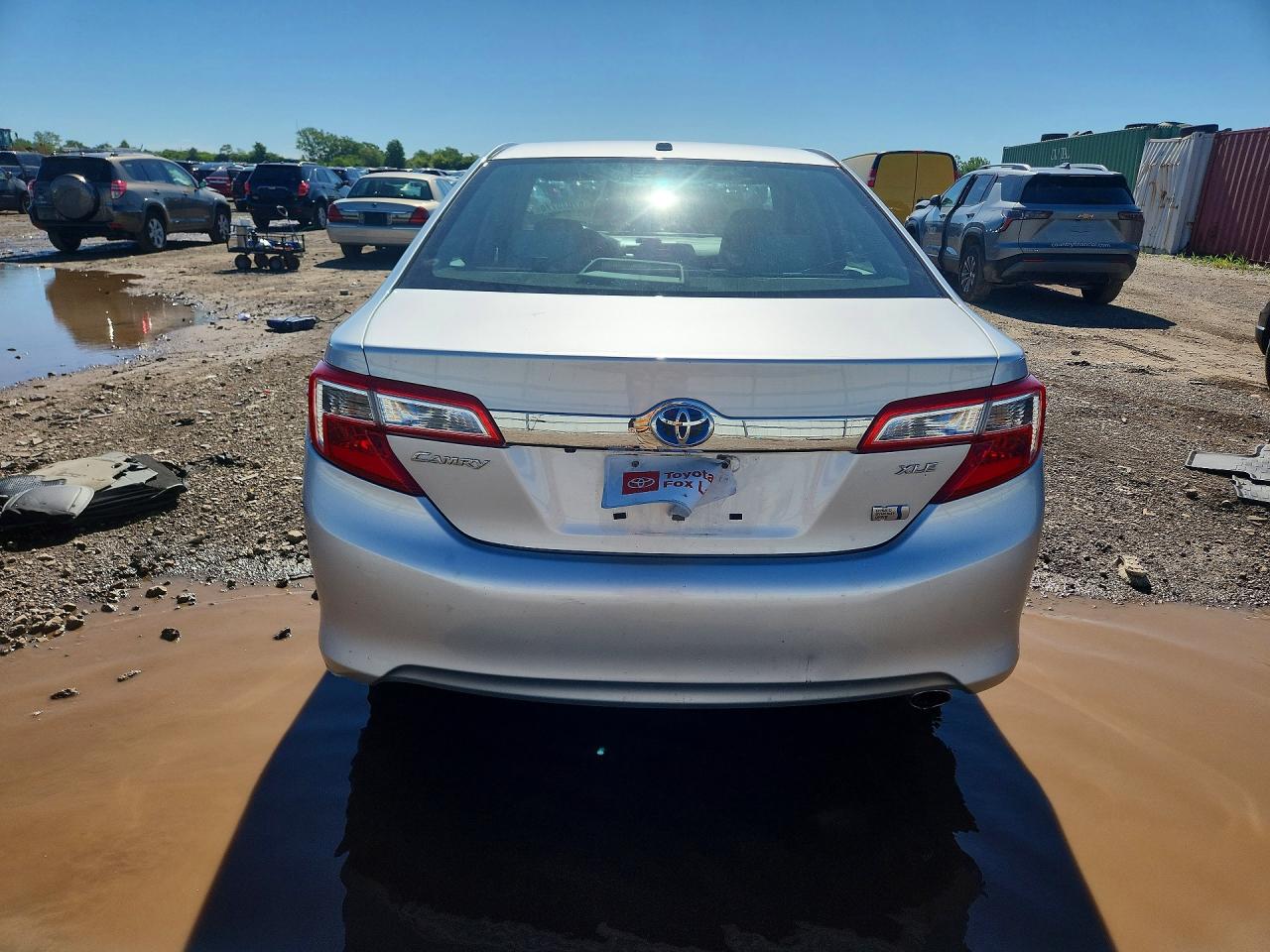 2012 Toyota Camry Hybrid Xle Silver vin: 4T1BD1FK8CU042677