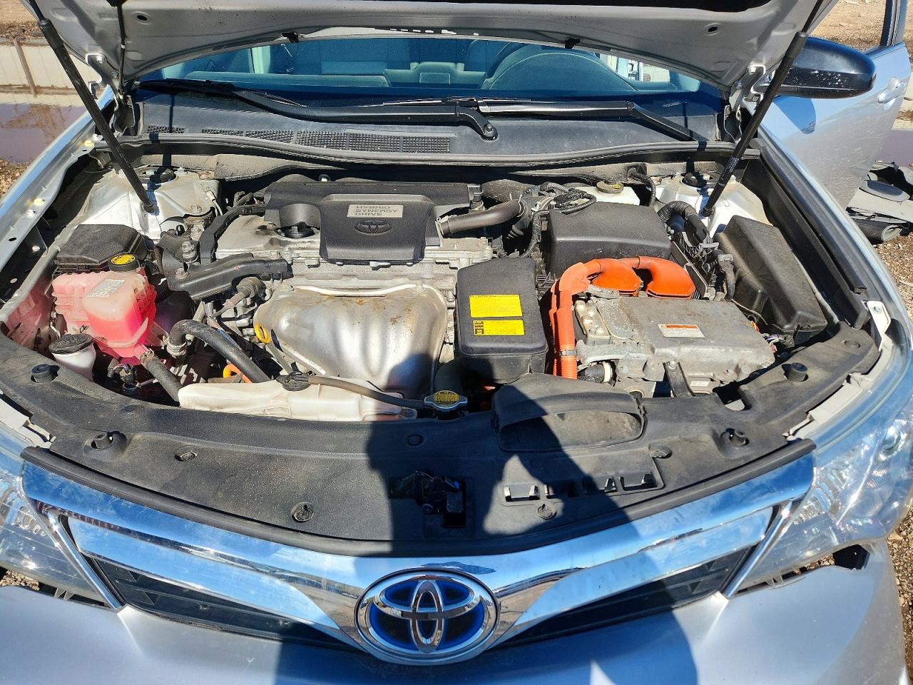 2012 Toyota Camry Hybrid Xle Silver vin: 4T1BD1FK8CU042677