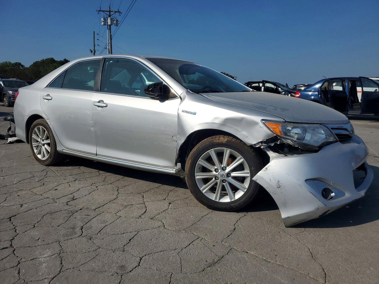2012 Toyota Camry Hybrid Xle Silver vin: 4T1BD1FK8CU042677