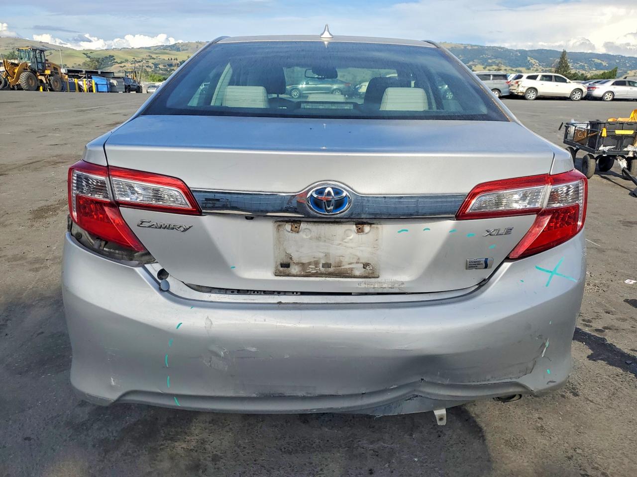 2012 Toyota Camry Hybrid Xle Gray vin: 4T1BD1FK8CU045112