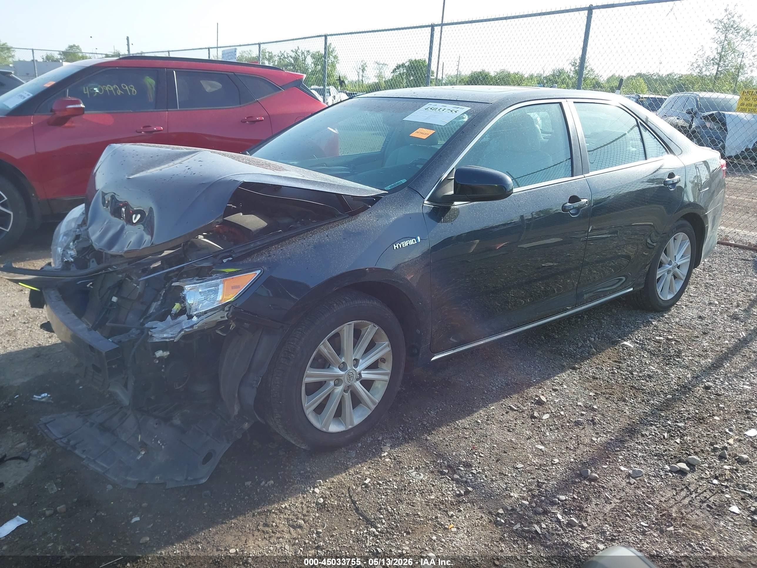 2012 Toyota Camry Hybrid Xle Черный vin: 4T1BD1FK8CU047412