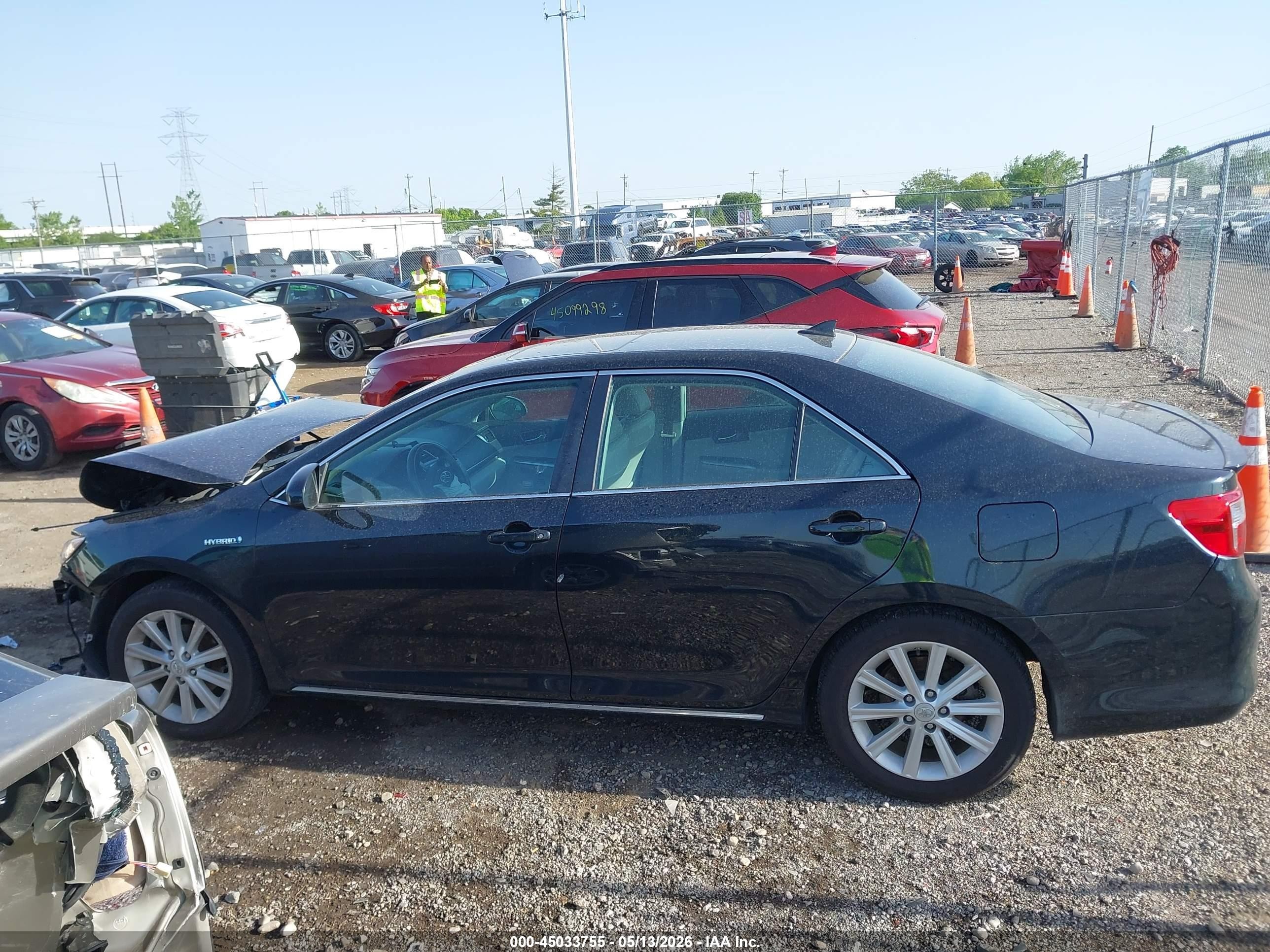 2012 Toyota Camry Hybrid Xle Черный vin: 4T1BD1FK8CU047412