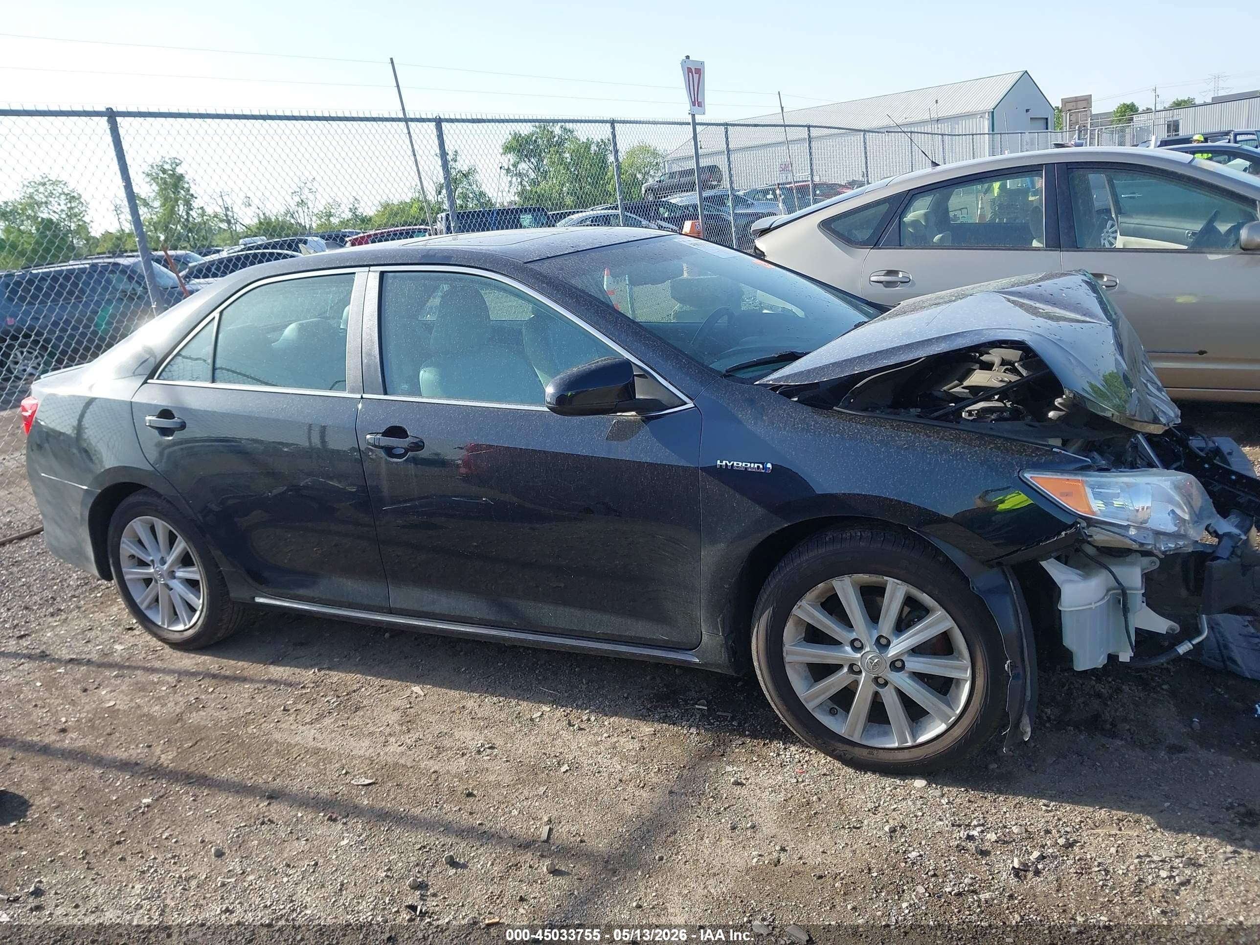 2012 Toyota Camry Hybrid Xle Черный vin: 4T1BD1FK8CU047412