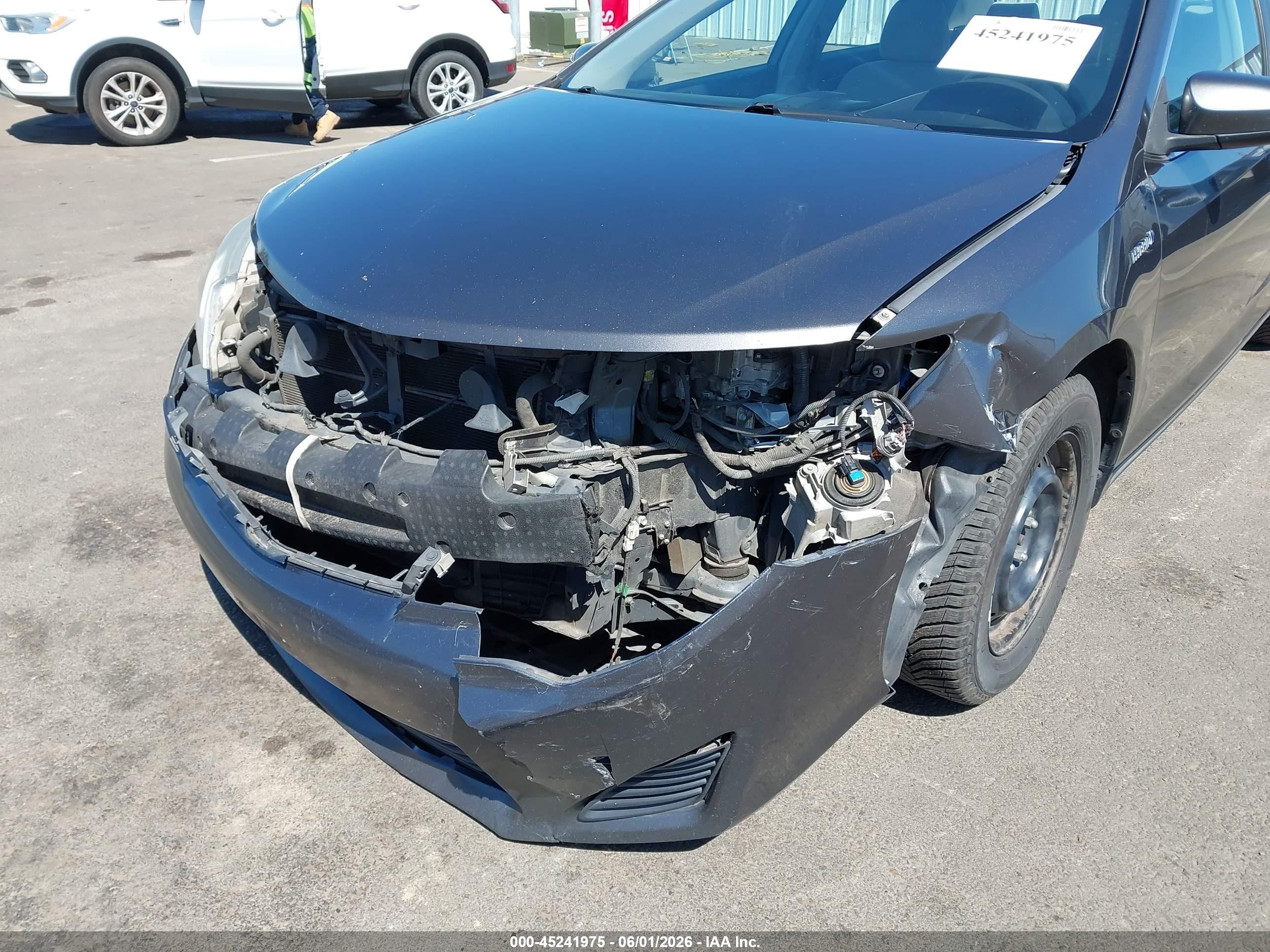 2013 Toyota Camry Hybrid Le Black vin: 4T1BD1FK8DU080637