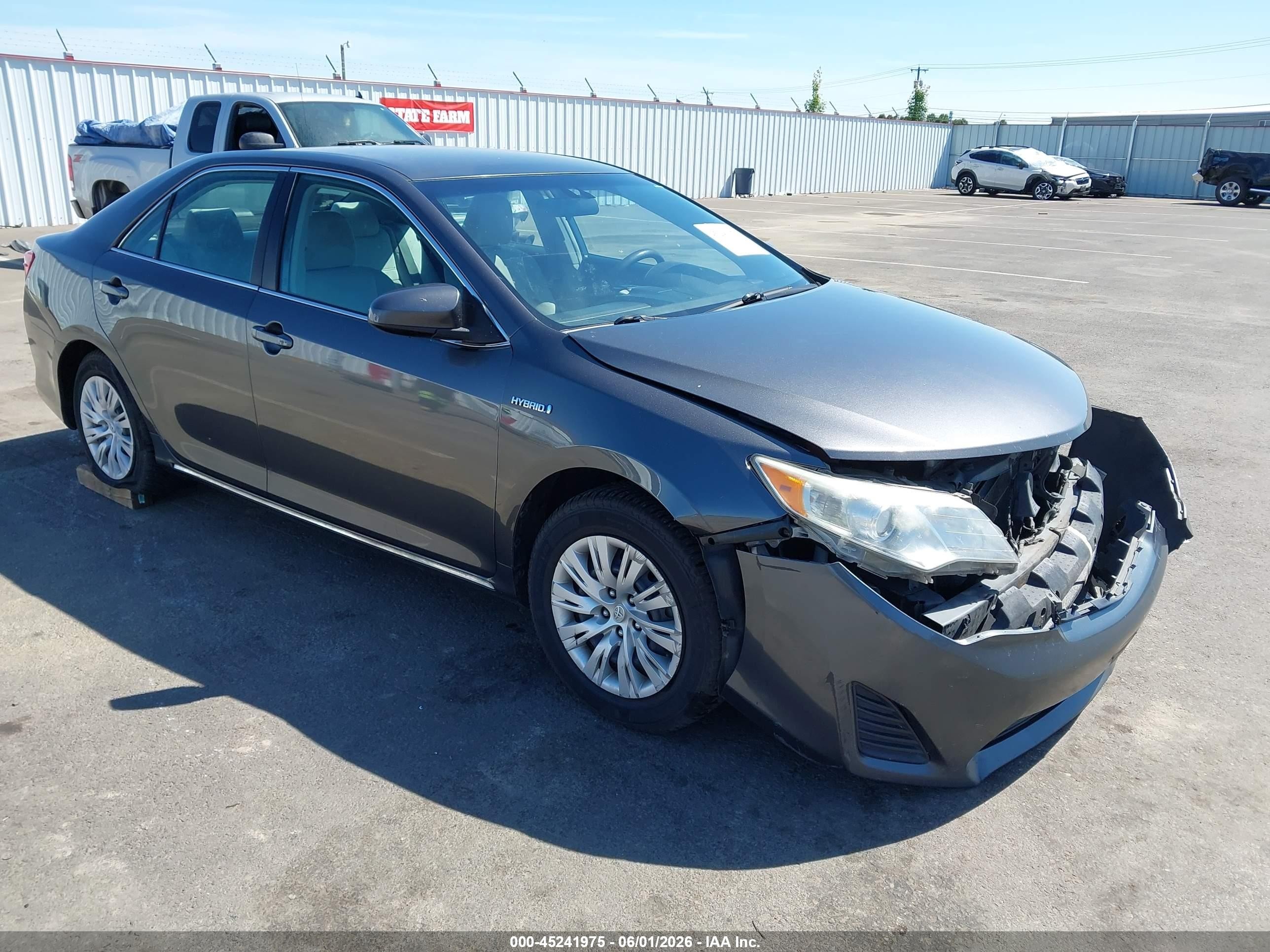 2013 Toyota Camry Hybrid Le Black vin: 4T1BD1FK8DU080637