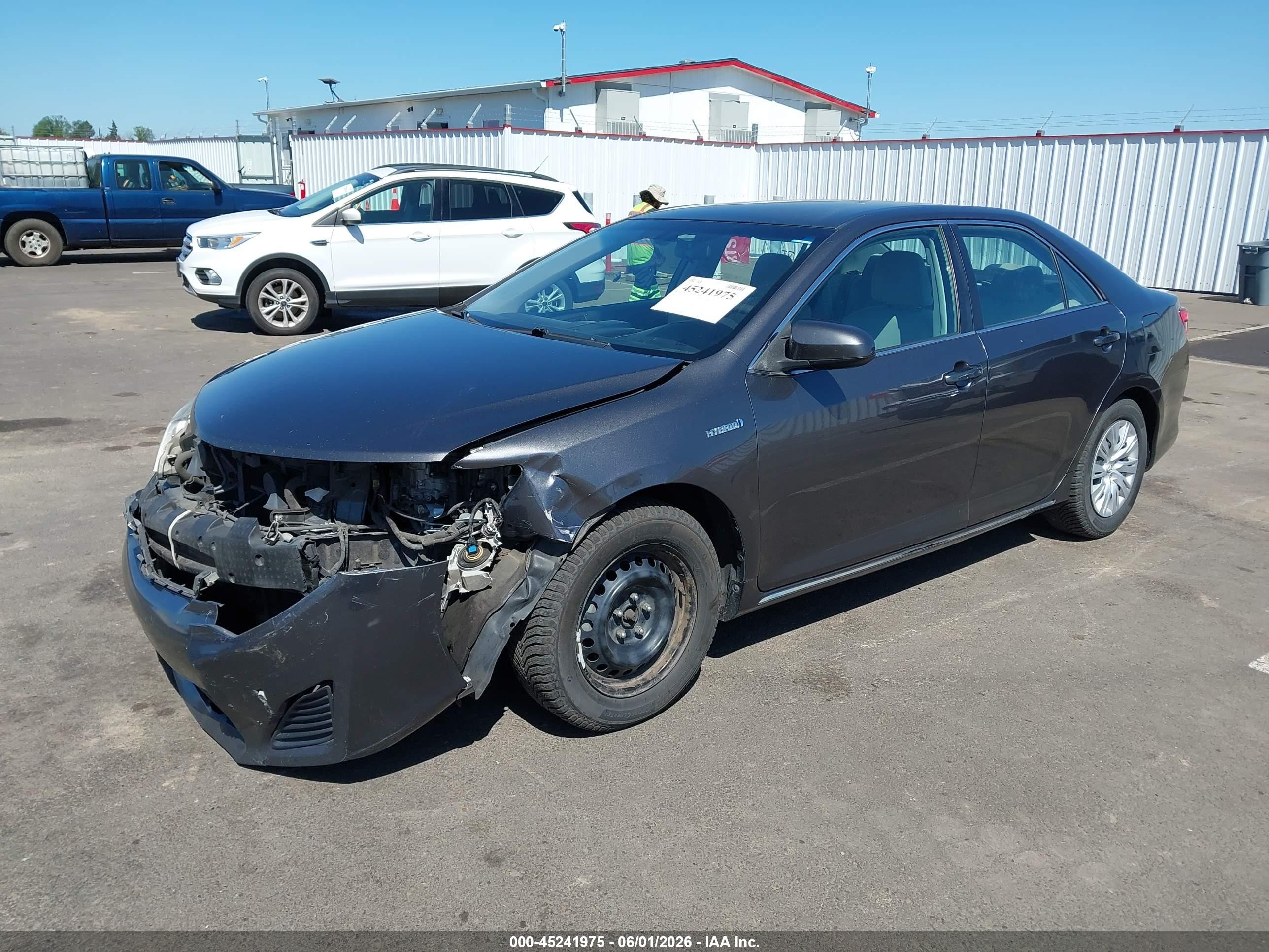2013 Toyota Camry Hybrid Le Black vin: 4T1BD1FK8DU080637