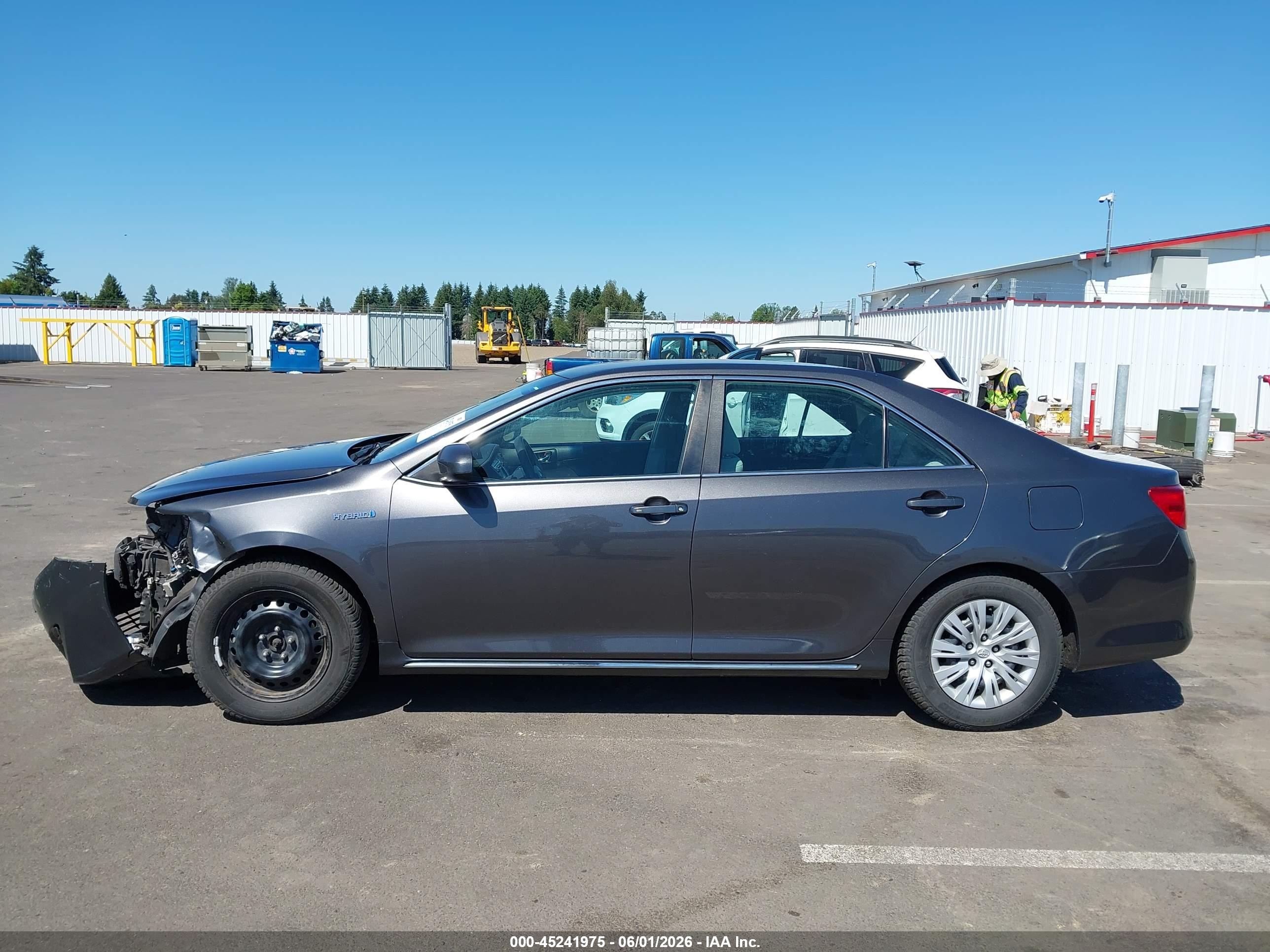 2013 Toyota Camry Hybrid Le Black vin: 4T1BD1FK8DU080637