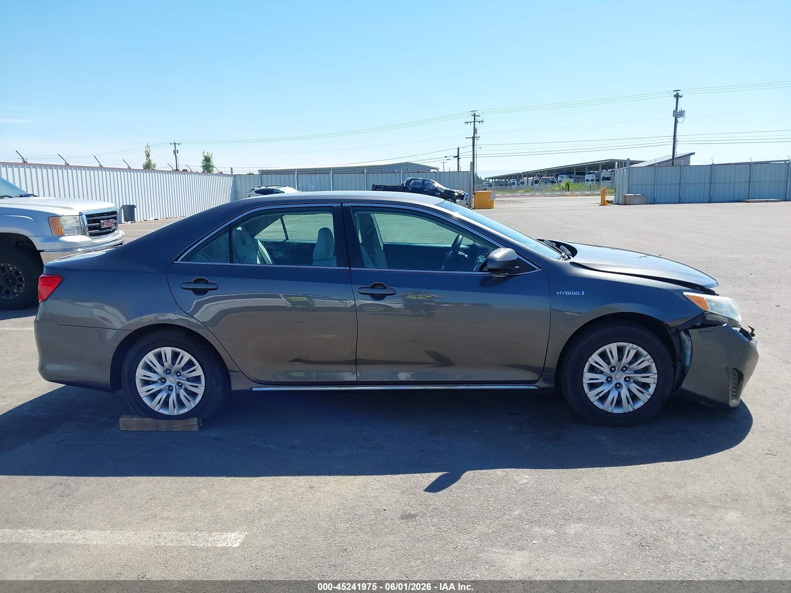 2013 Toyota Camry Hybrid Le Black vin: 4T1BD1FK8DU080637