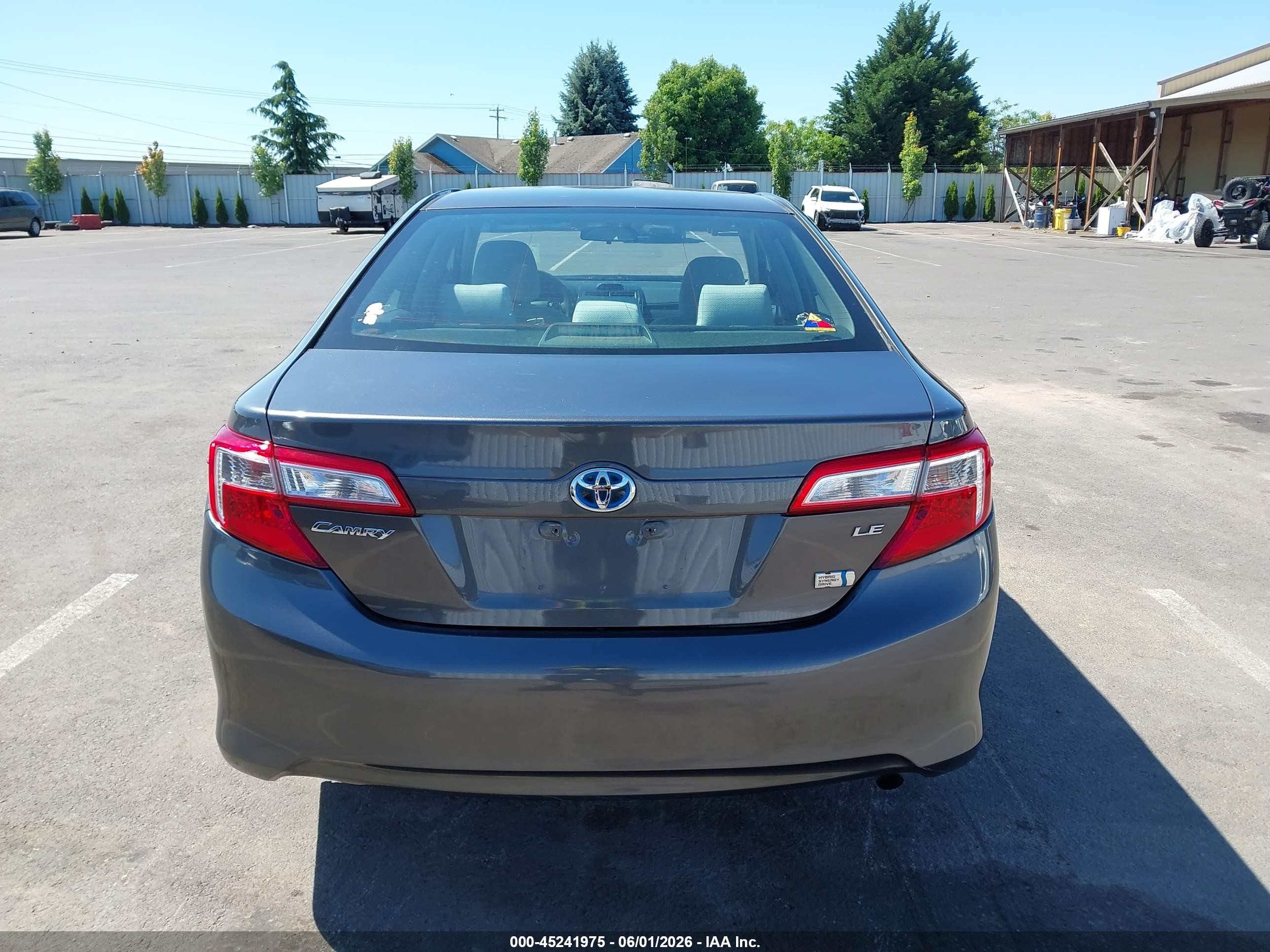 2013 Toyota Camry Hybrid Le Black vin: 4T1BD1FK8DU080637