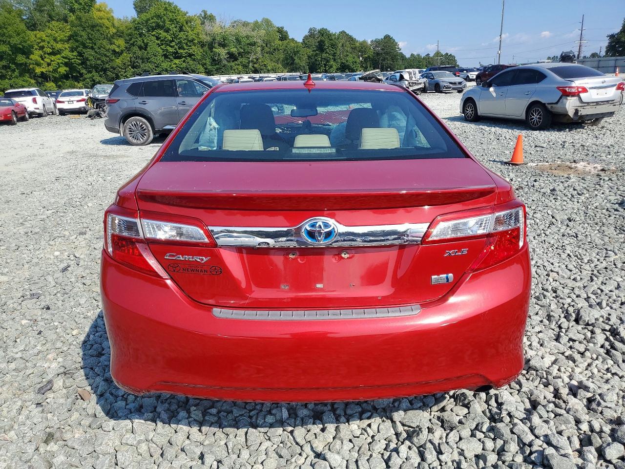 2013 Toyota Camry Hybrid Xle Красный vin: 4T1BD1FK8DU088432