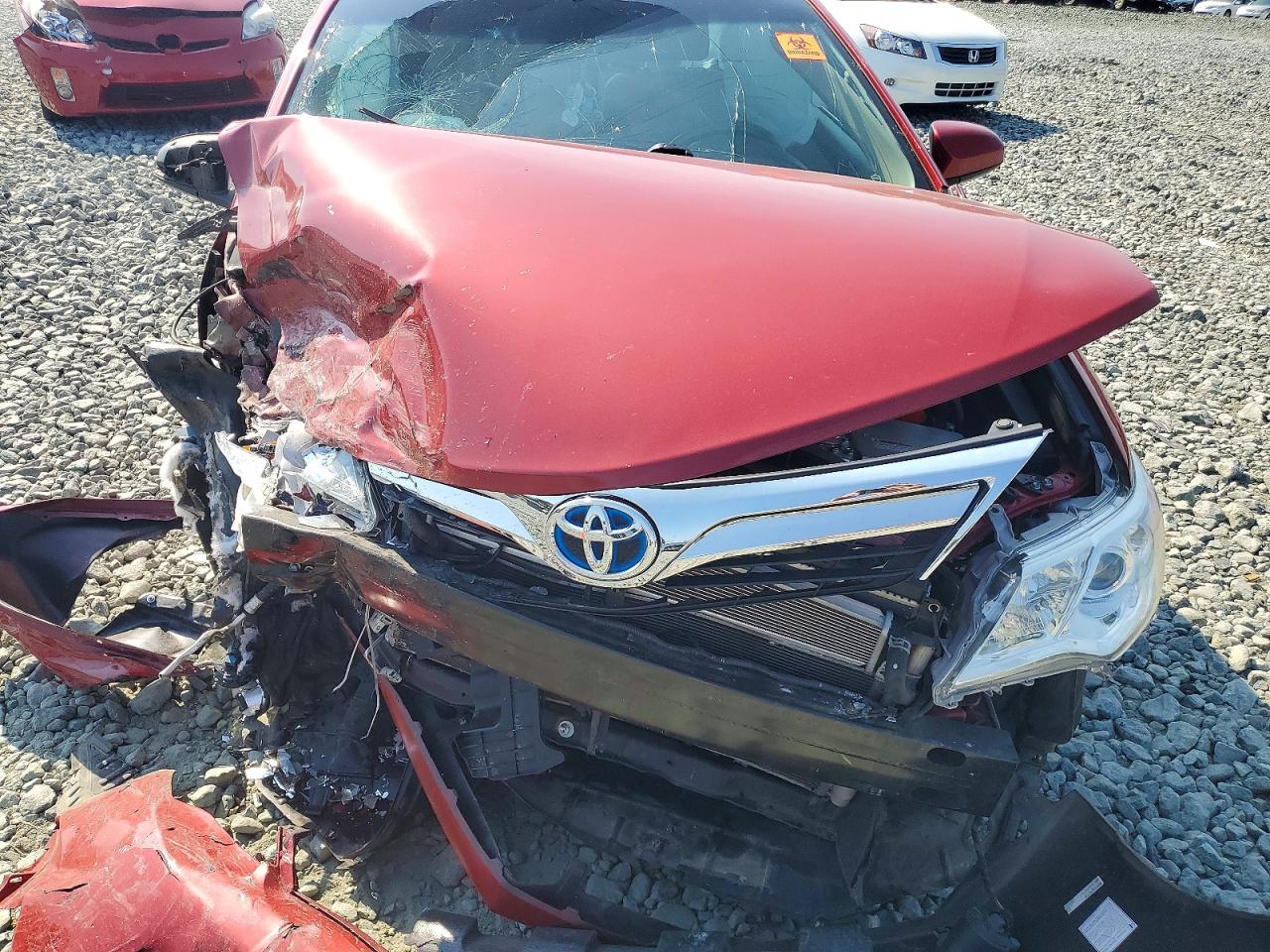 2013 Toyota Camry Hybrid Xle Красный vin: 4T1BD1FK8DU088432
