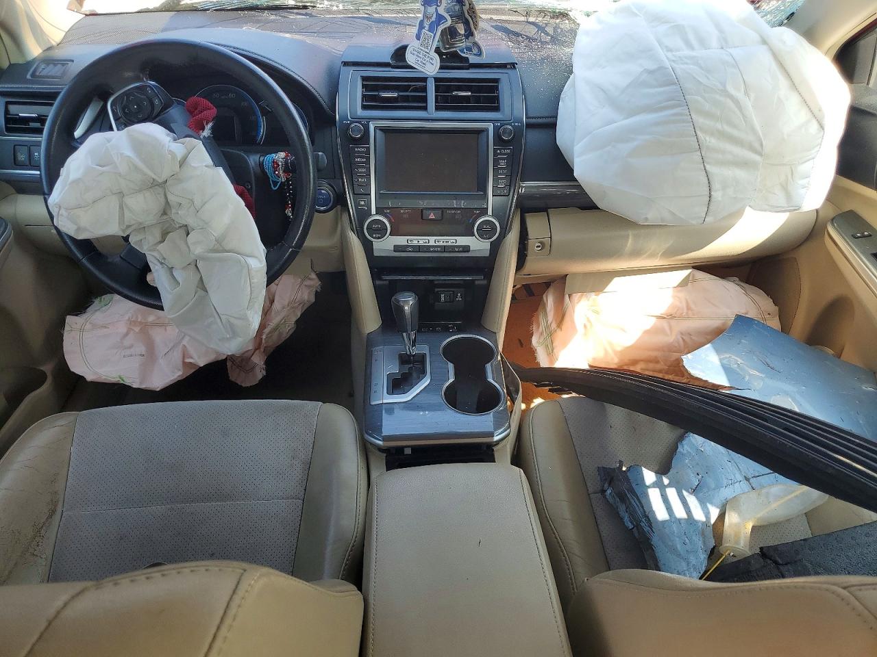 2013 Toyota Camry Hybrid Xle Красный vin: 4T1BD1FK8DU088432