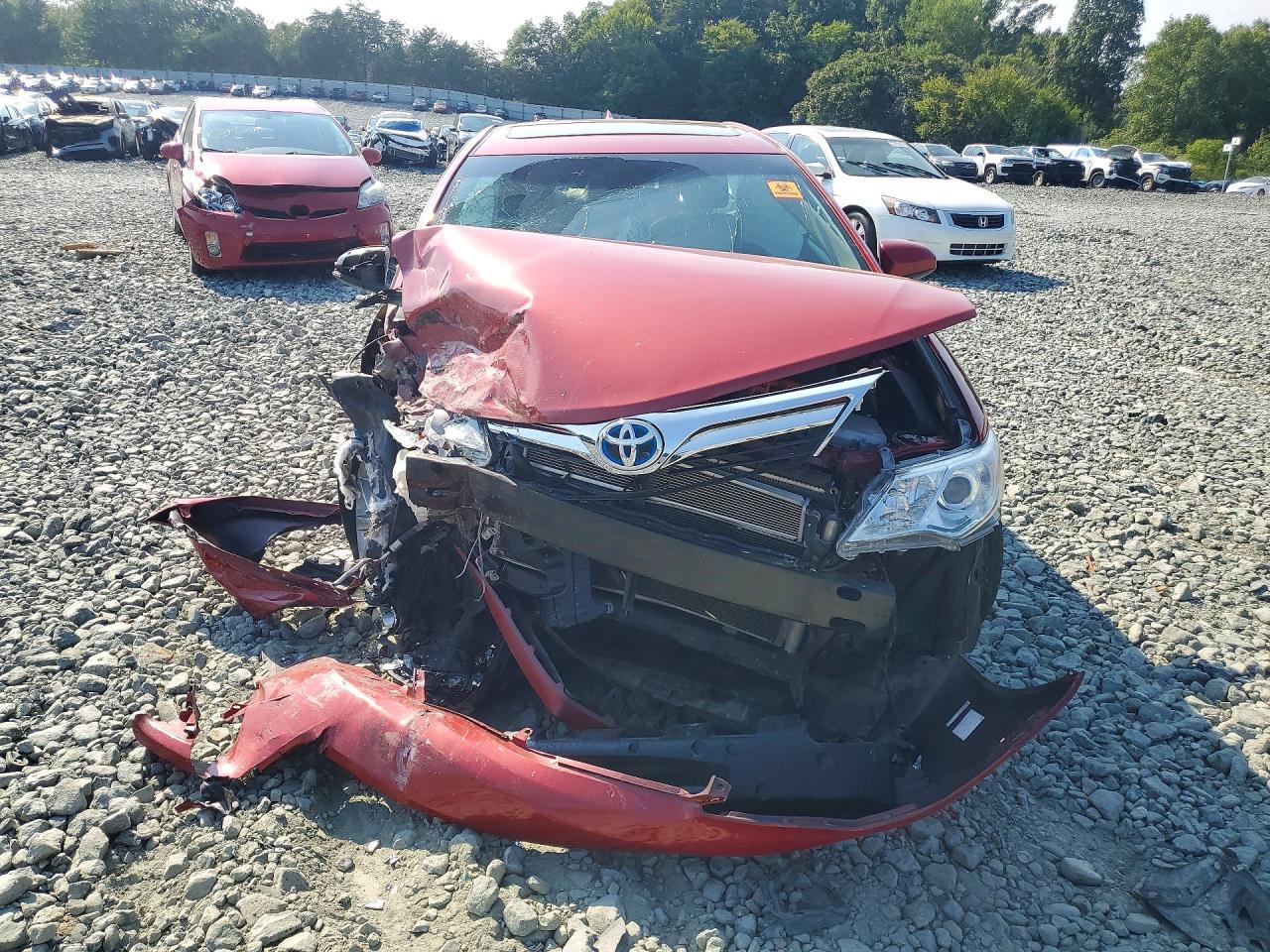 2013 Toyota Camry Hybrid Xle Красный vin: 4T1BD1FK8DU088432