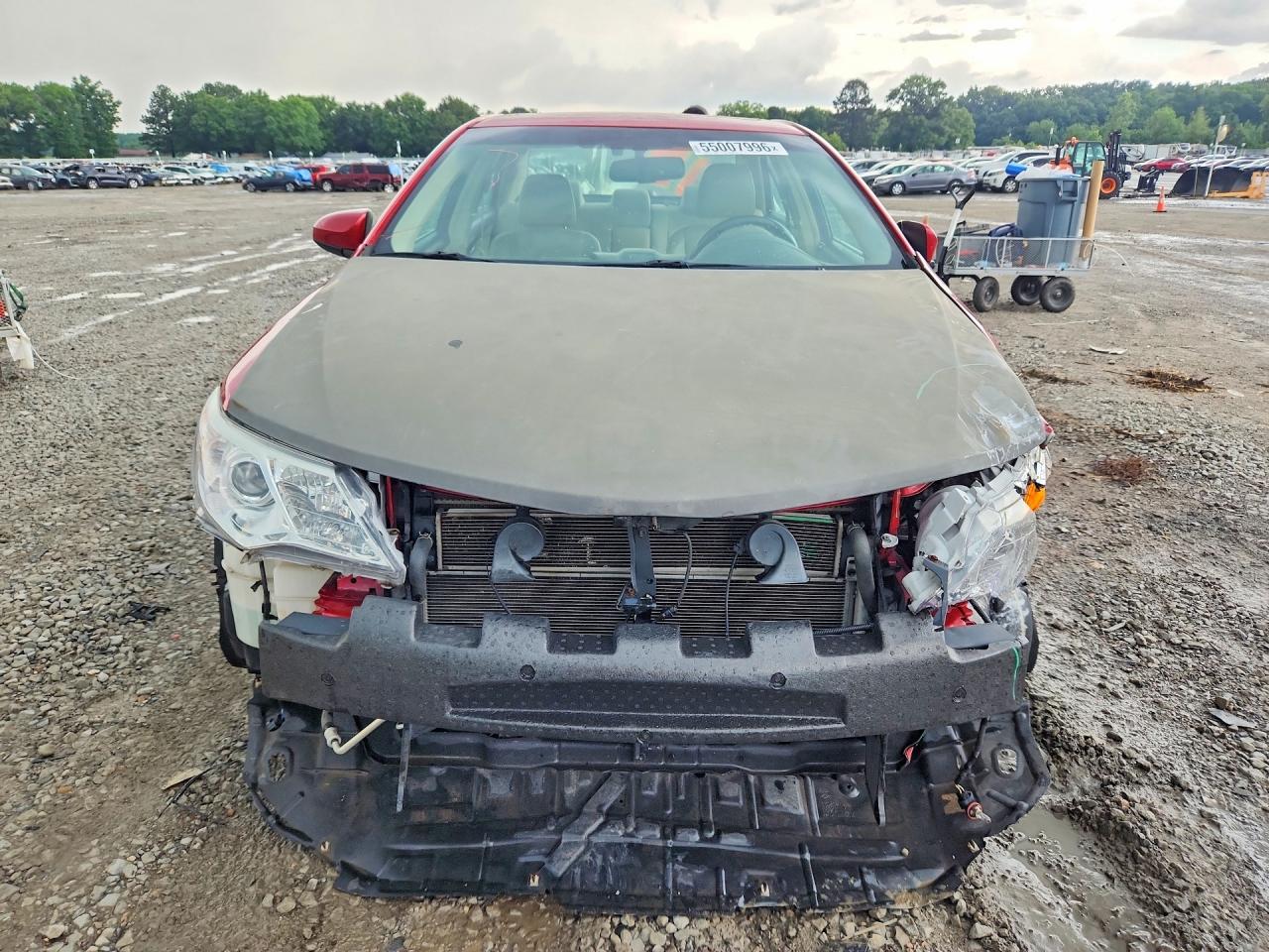 2013 Toyota Camry Hybrid Xle Red vin: 4T1BD1FK8DU097082