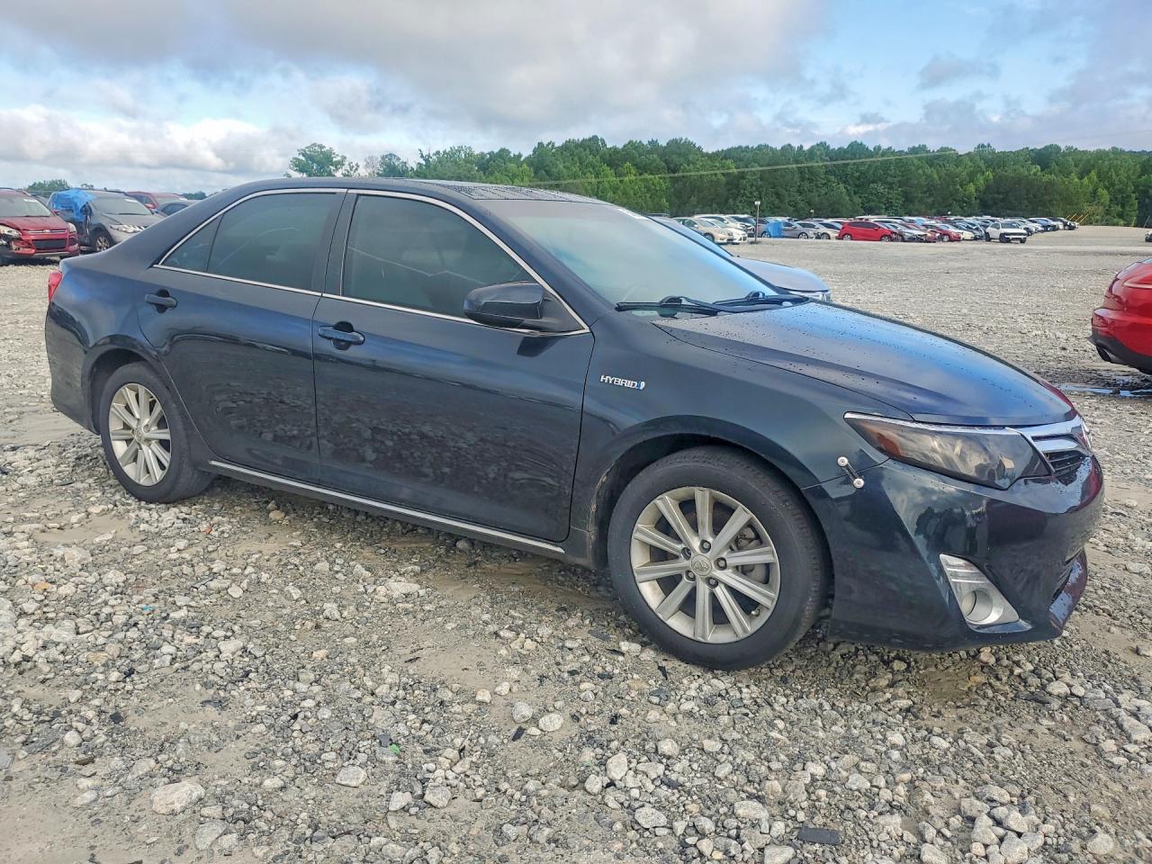 2014 Toyota Camry Hybrid Xle Black vin: 4T1BD1FK8EU098654