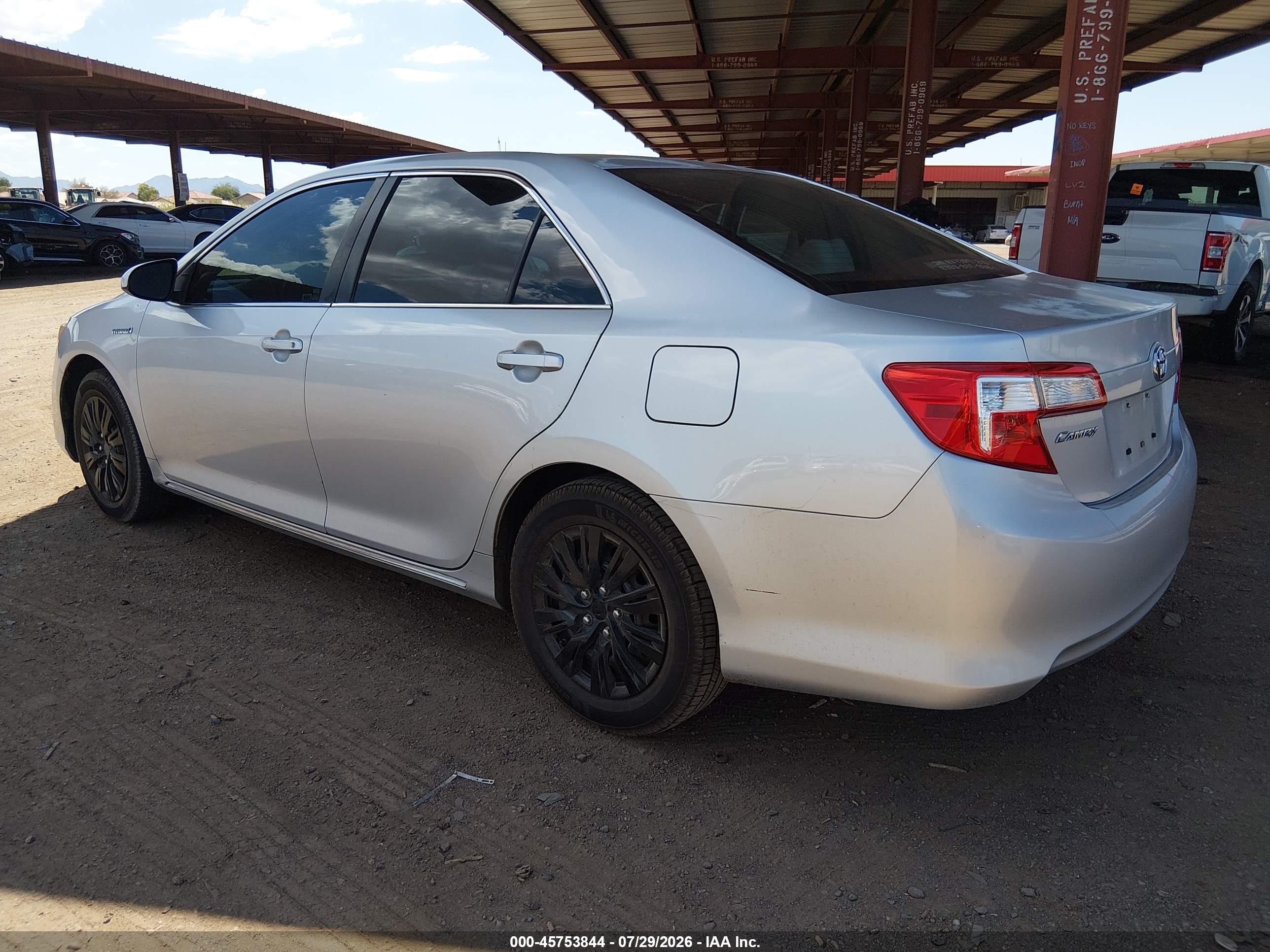 2014 Toyota Camry Hybrid Le Silver vin: 4T1BD1FK8EU102234