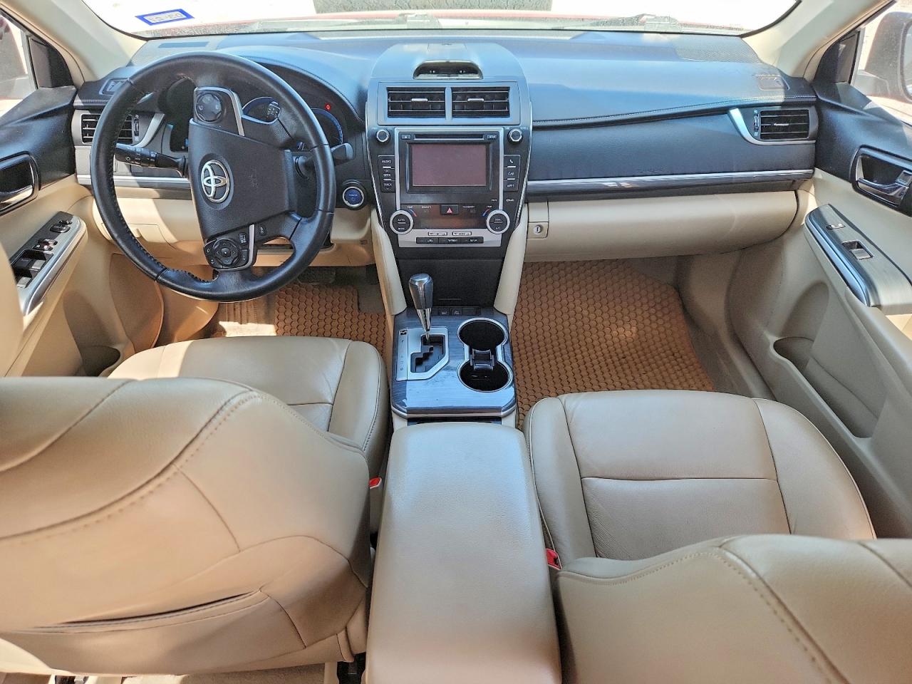 2014 Toyota Camry Hybrid Xle Red vin: 4T1BD1FK8EU110365